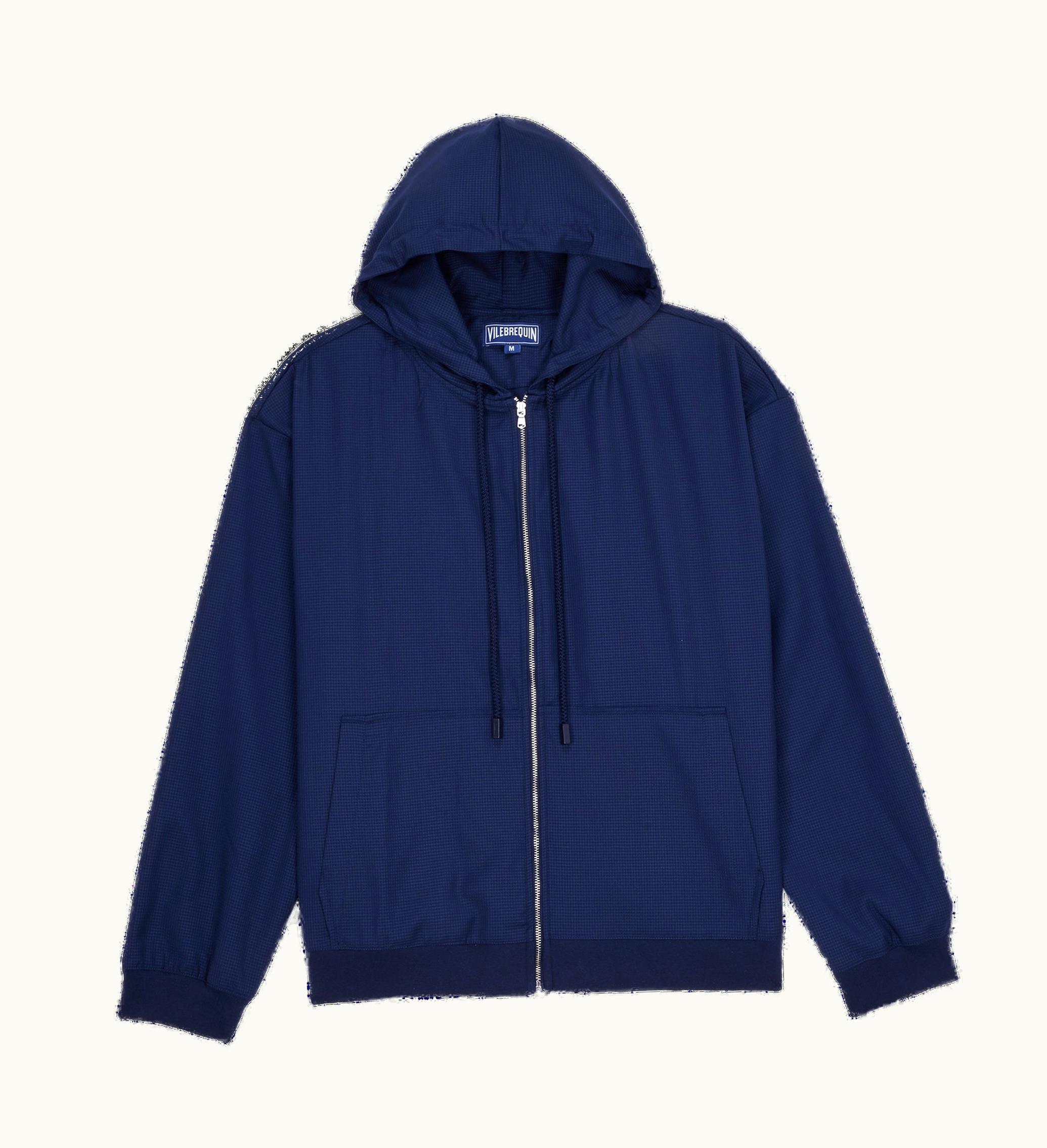 Vilebrequin Vilebrequin Wool Jacquard Turtle Zip Hoodie