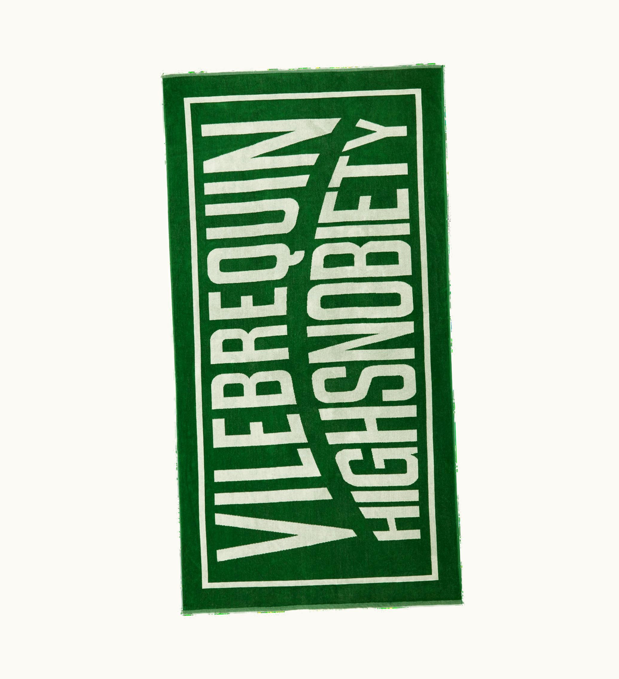 Vilebrequin Unisex Organic Cotton Towel - Vilebrequin X Highsnobiety Garden / Green