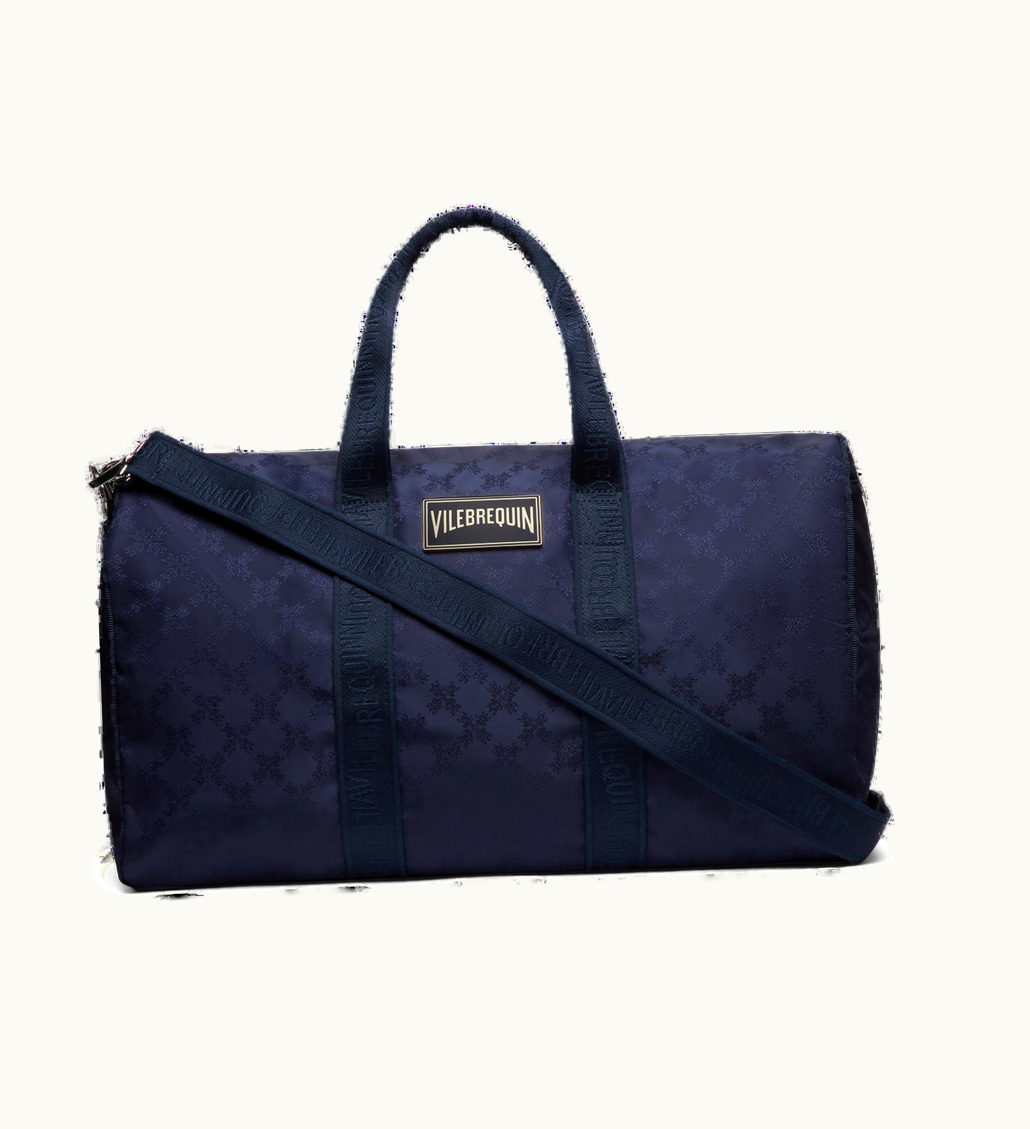 Vilebrequin Vilebrequin Unisex Travel 72h Bag Turtle Dance Jacquard