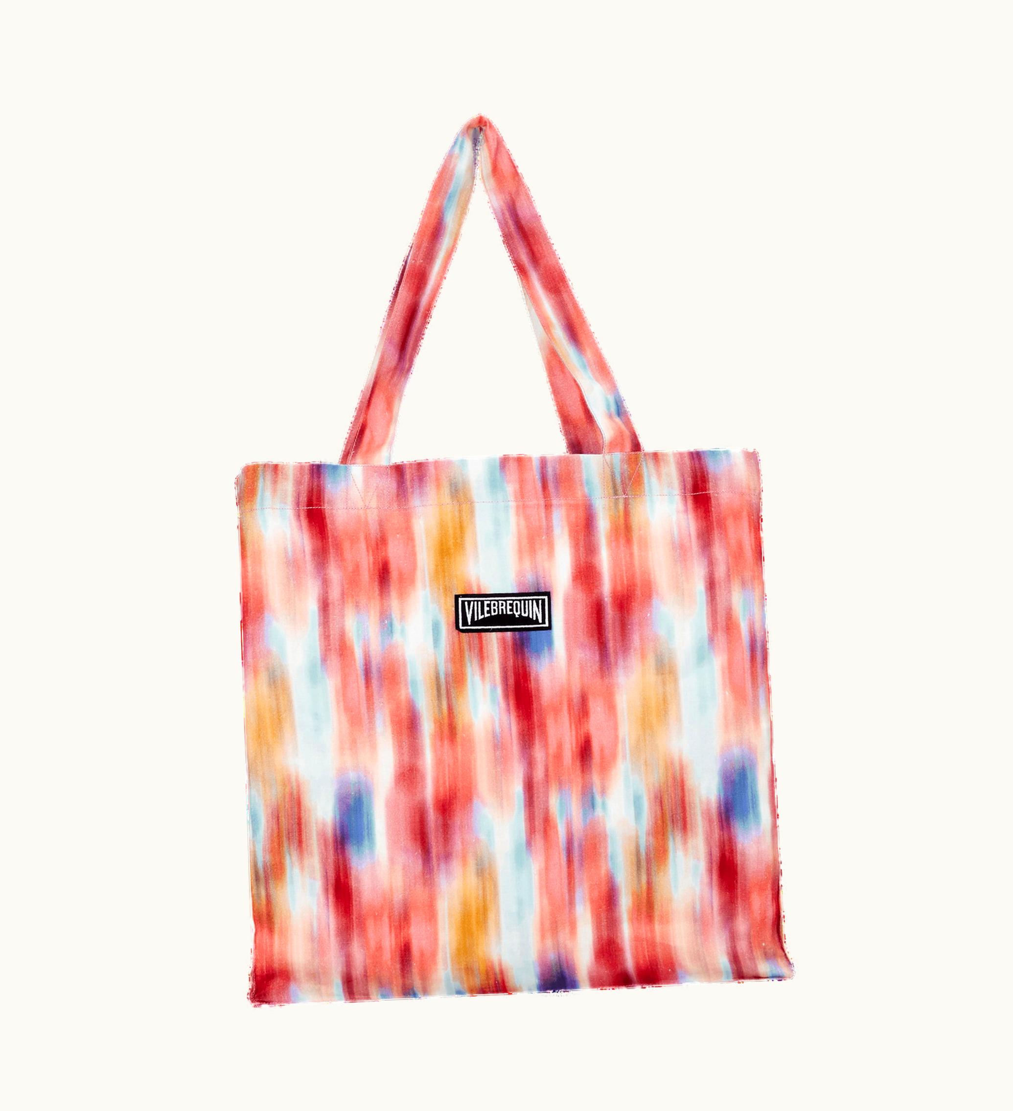 Vilebrequin Vilebrequin Unisex Linen Beach Bag Ikat Flowers