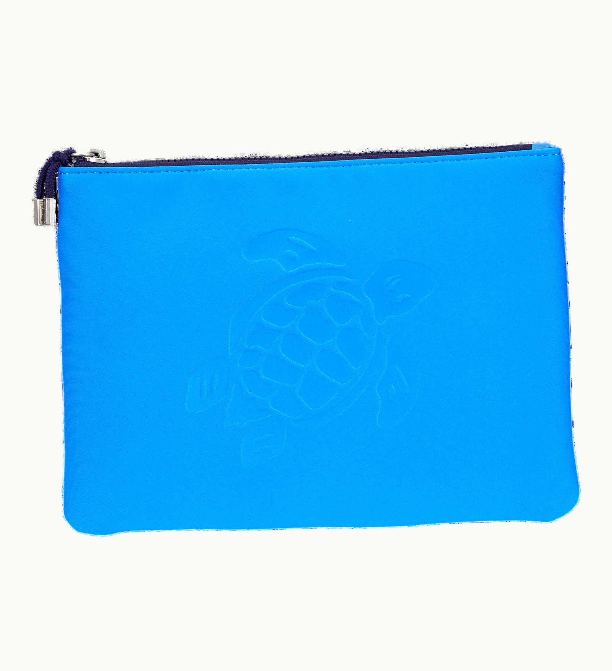 Vilebrequin Vilebrequin Zipped Turtle Beach Pouch Neoprene Palace / Blue