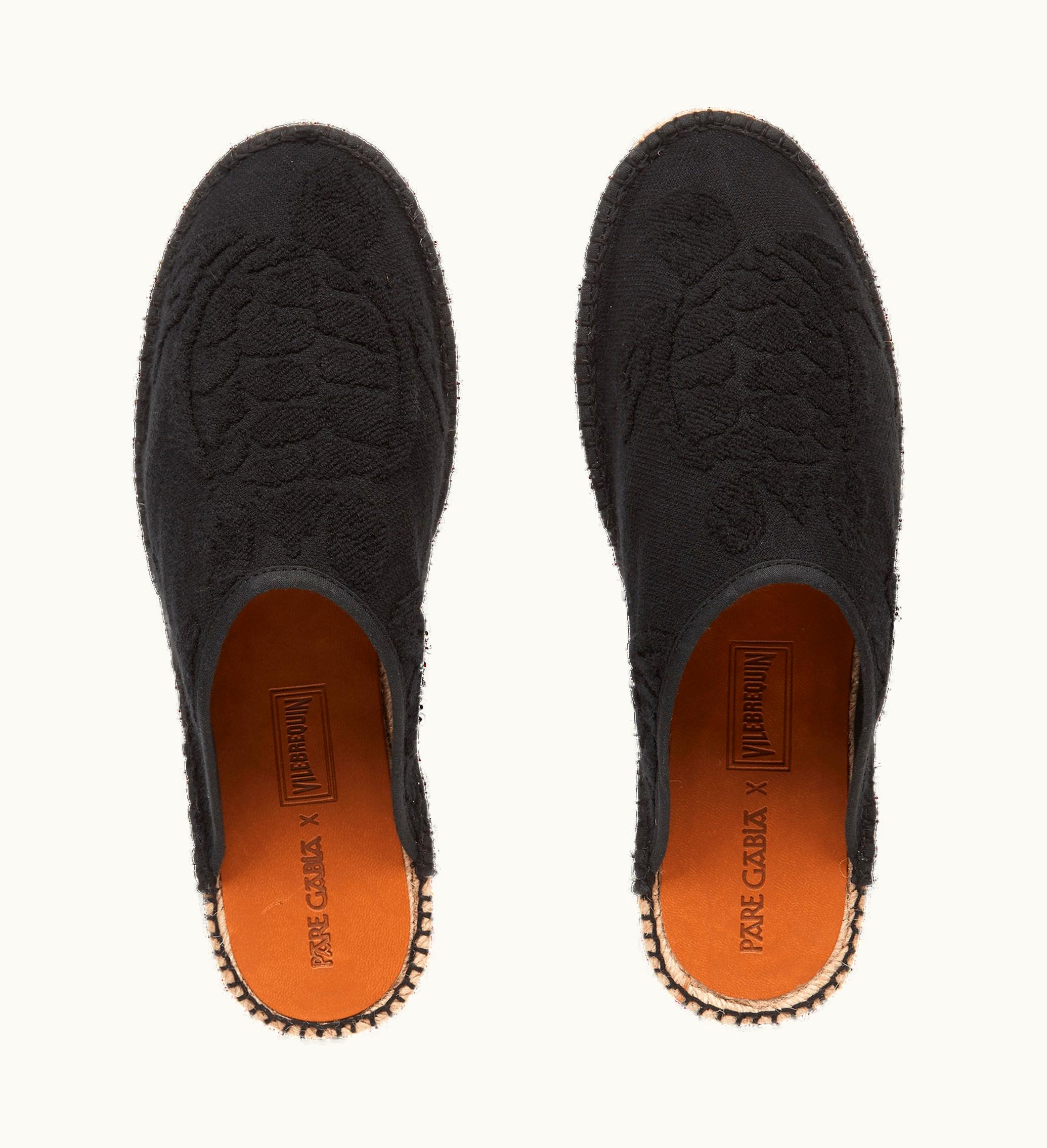 Vilebrequin Vilebrequin Men Terry Espadrille - Vbq X Pare Gabia Black / Black