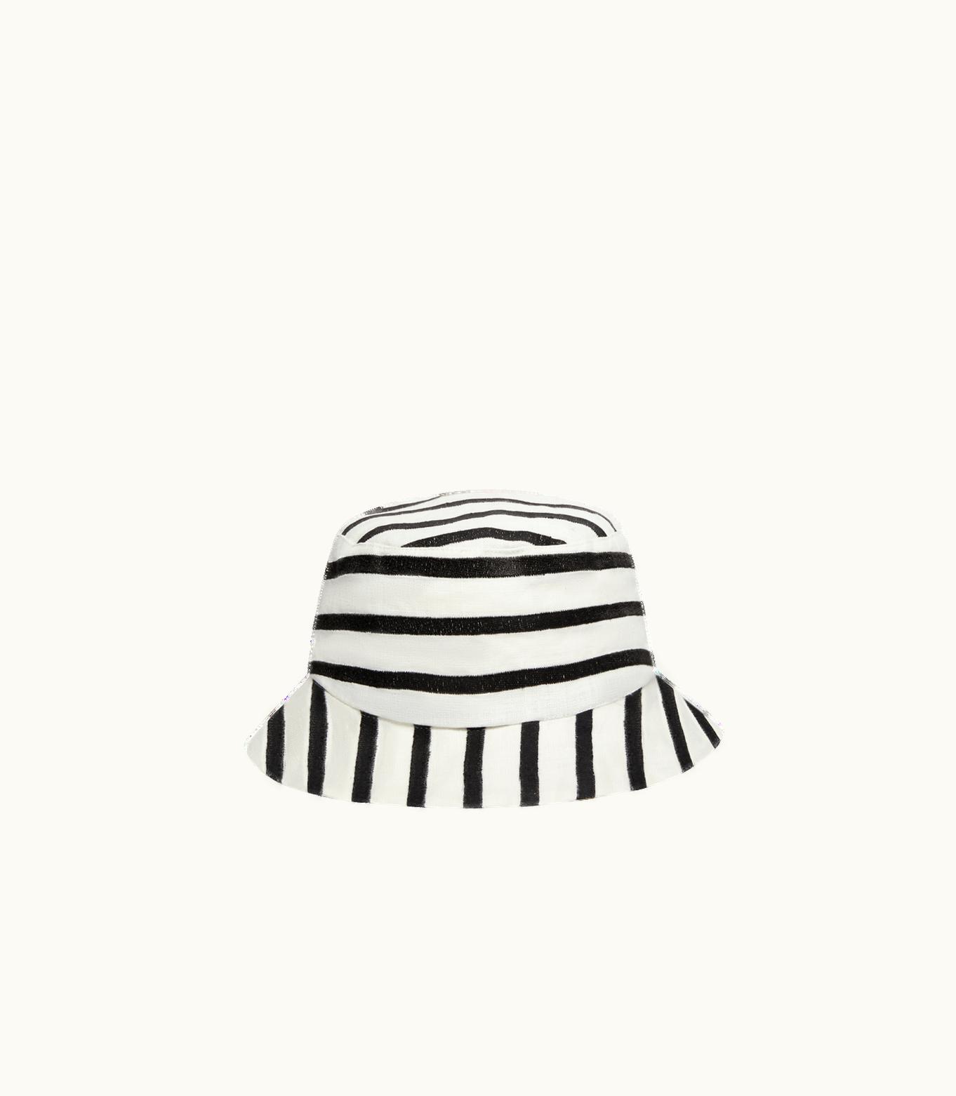 Vilebrequin Vilebrequin Unisex Linen Bucket Hat Rayures
