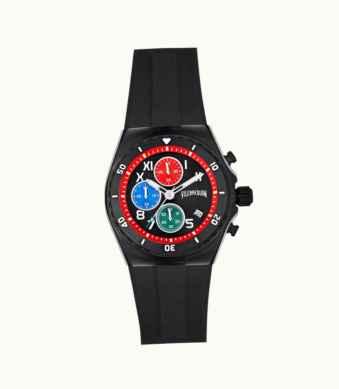 Vilebrequin Black Chrono Watch Vilebrequin Multicolor