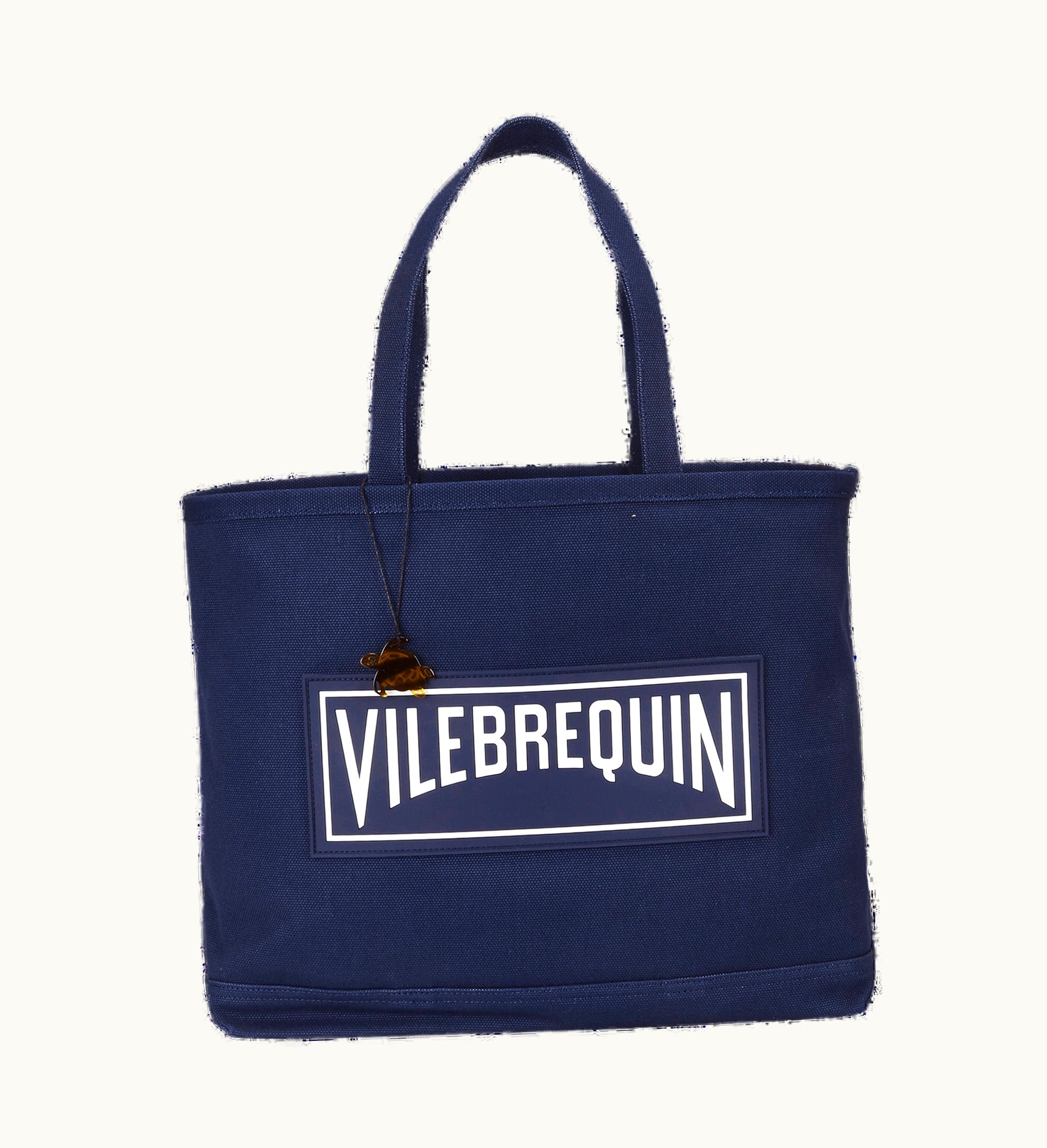 Vilebrequin Vilebrequin Big Canvas Marine Unisex Beach Bag Navy / Blue