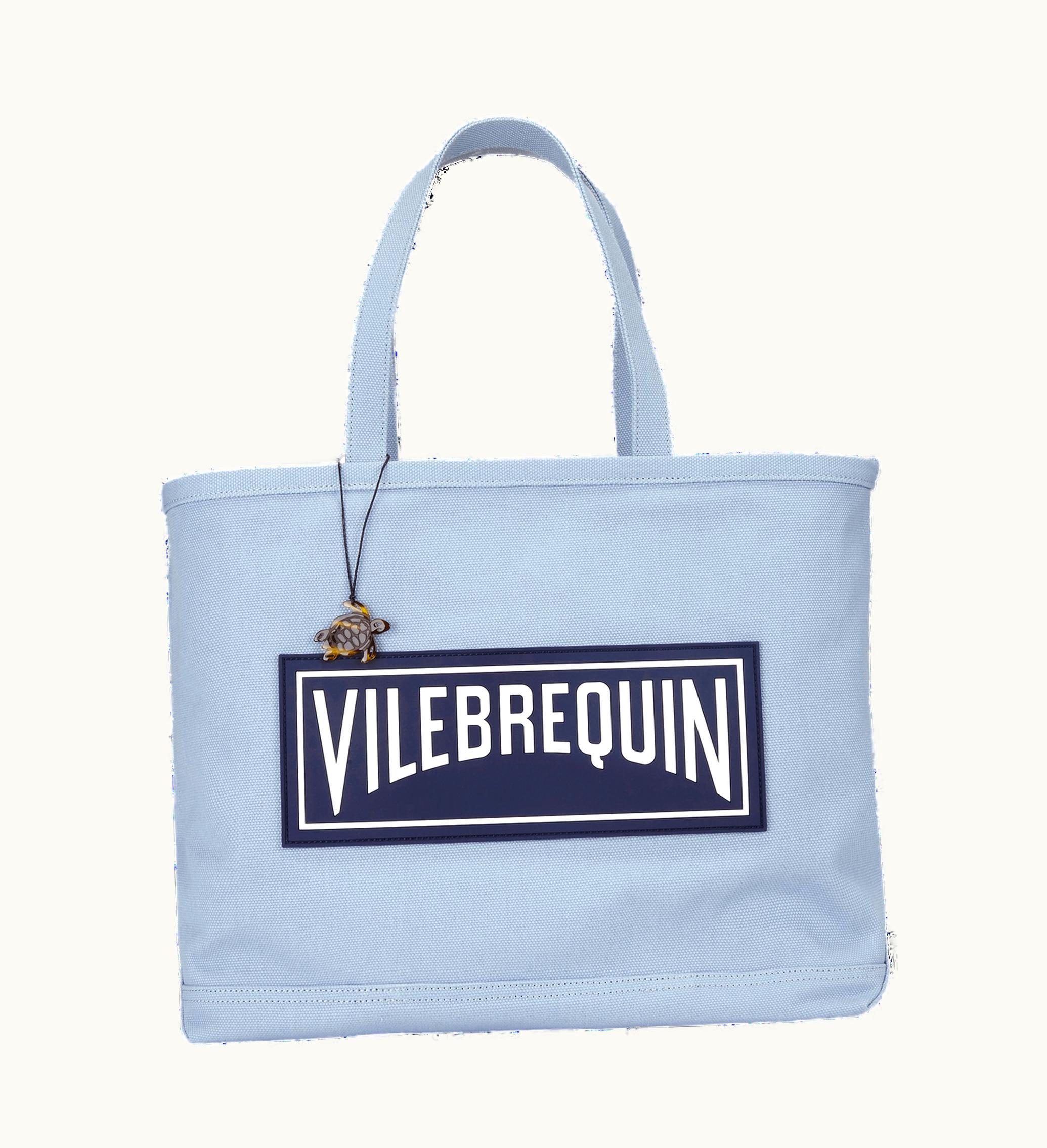 Vilebrequin Vilebrequin Big Canvas Marine Unisex Beach Bag Divine / Blue