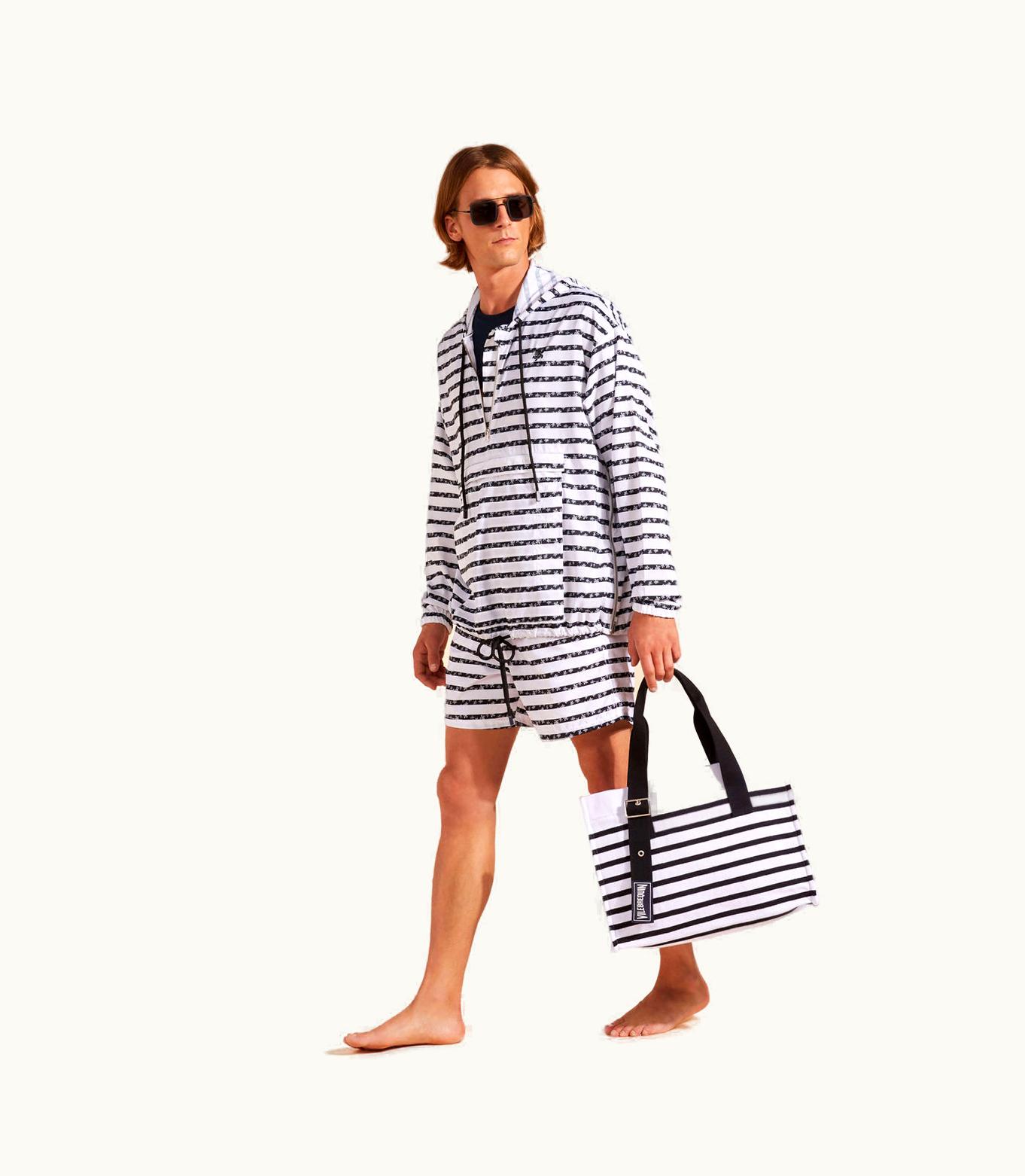 Vilebrequin Vilebrequin Men Micro Ronde Des Tortues Rayée Look