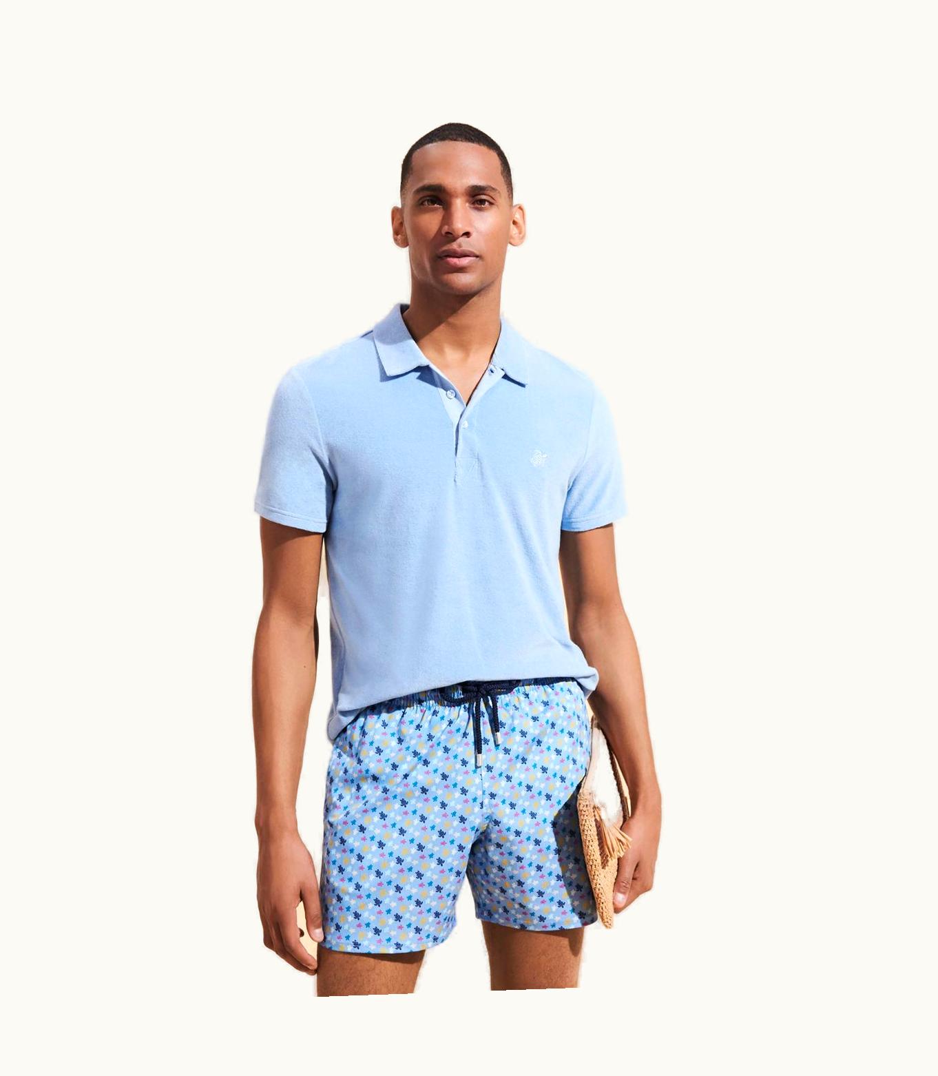 Vilebrequin Vilebrequin Men Micro Ronde Des Tortues Look