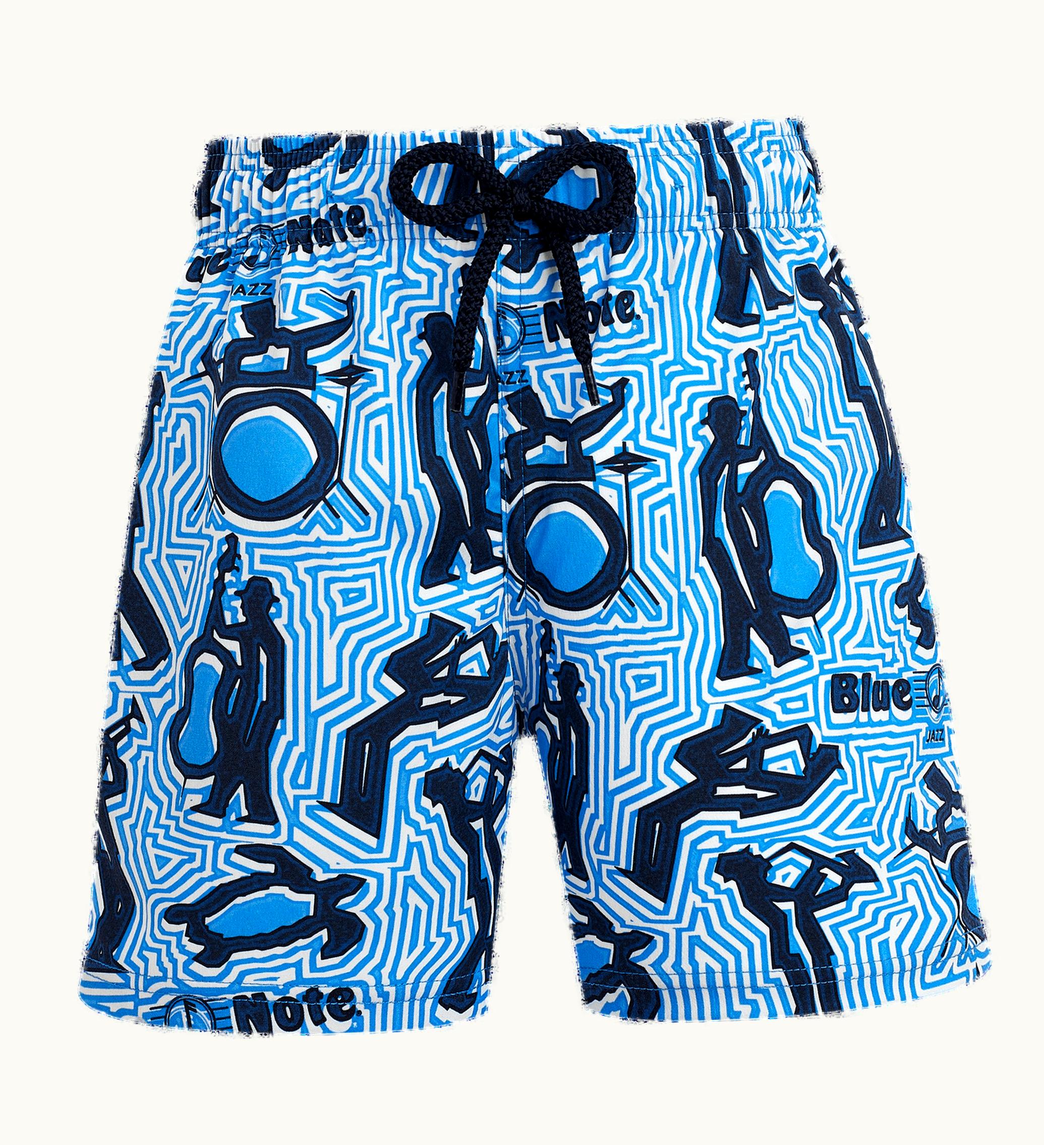 Vilebrequin Boys Stretch Swim Shorts- Vilebrequin X Blue Note