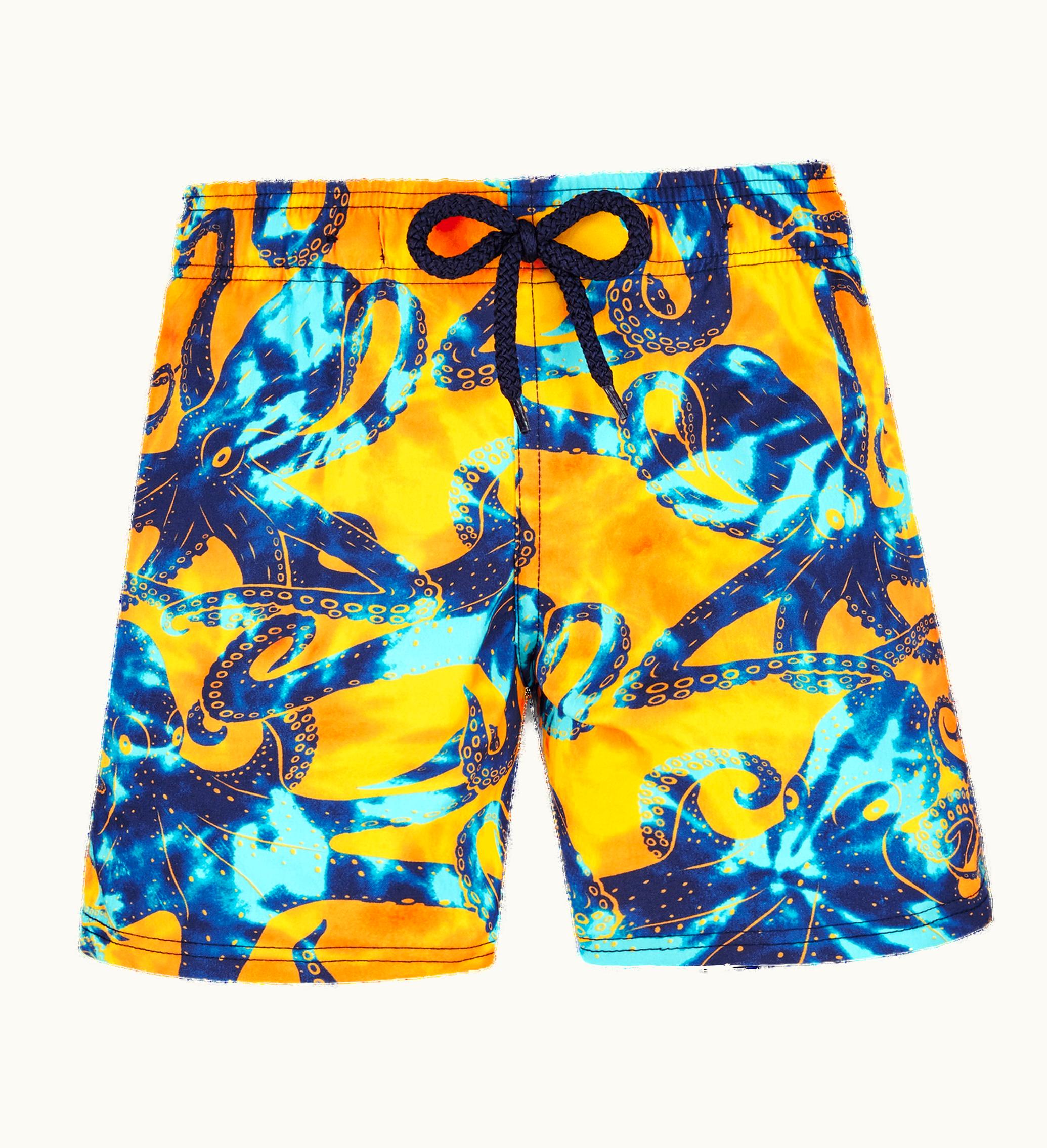 Vilebrequin Vilebrequin Boys Stretch Swim Shorts Poulpes Tie And Dye