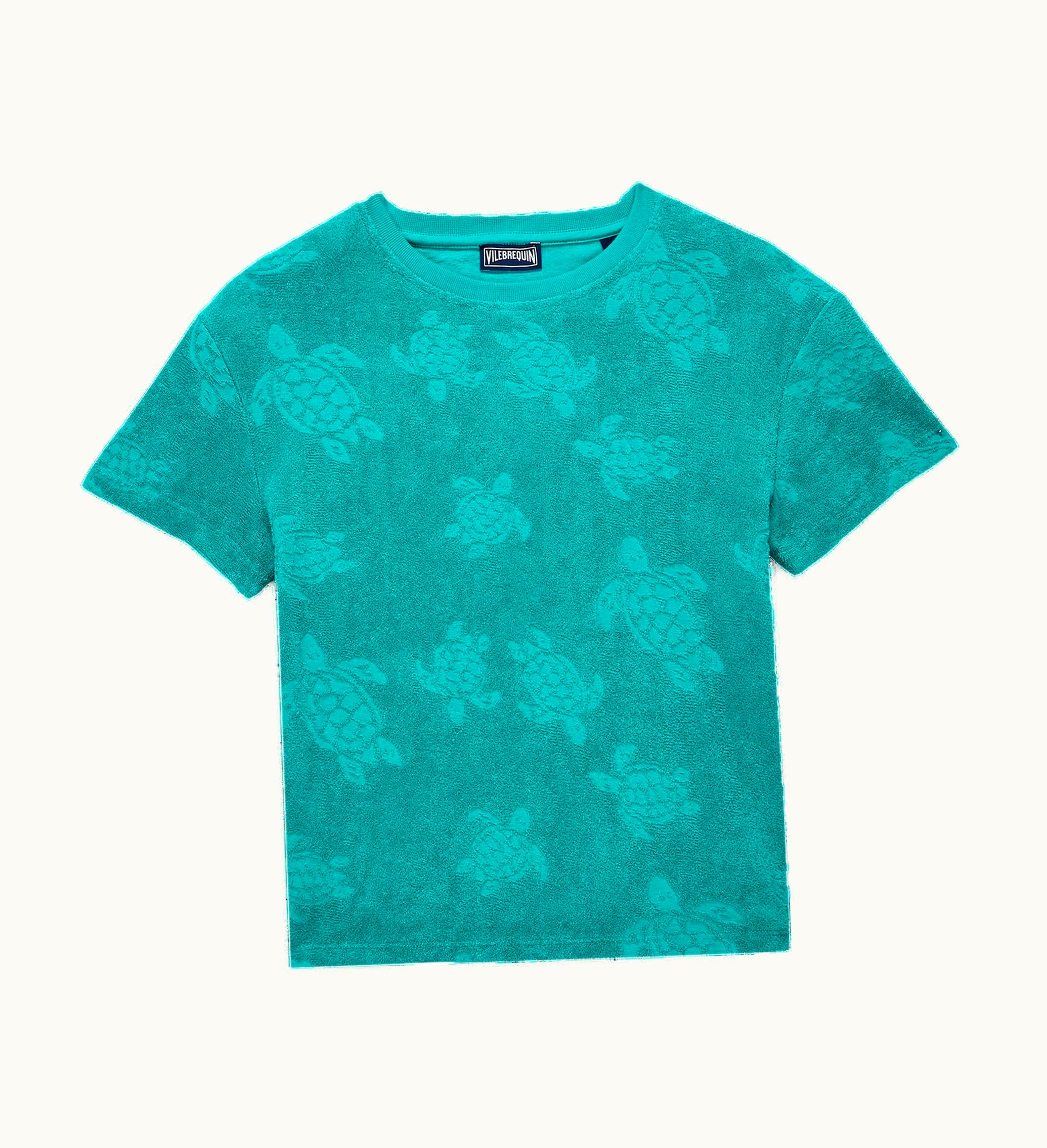 Vilebrequin Vilebrequin Kids Roundneck Terry T-Shirt Ronde Des Tortues