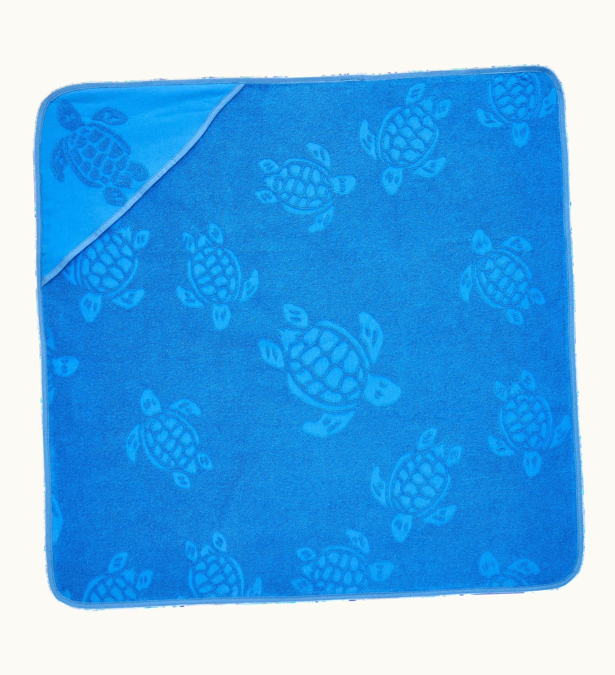 Vilebrequin Vilebrequin Baby Beach Towel Turtle Jacquard Solid Palace / Blue