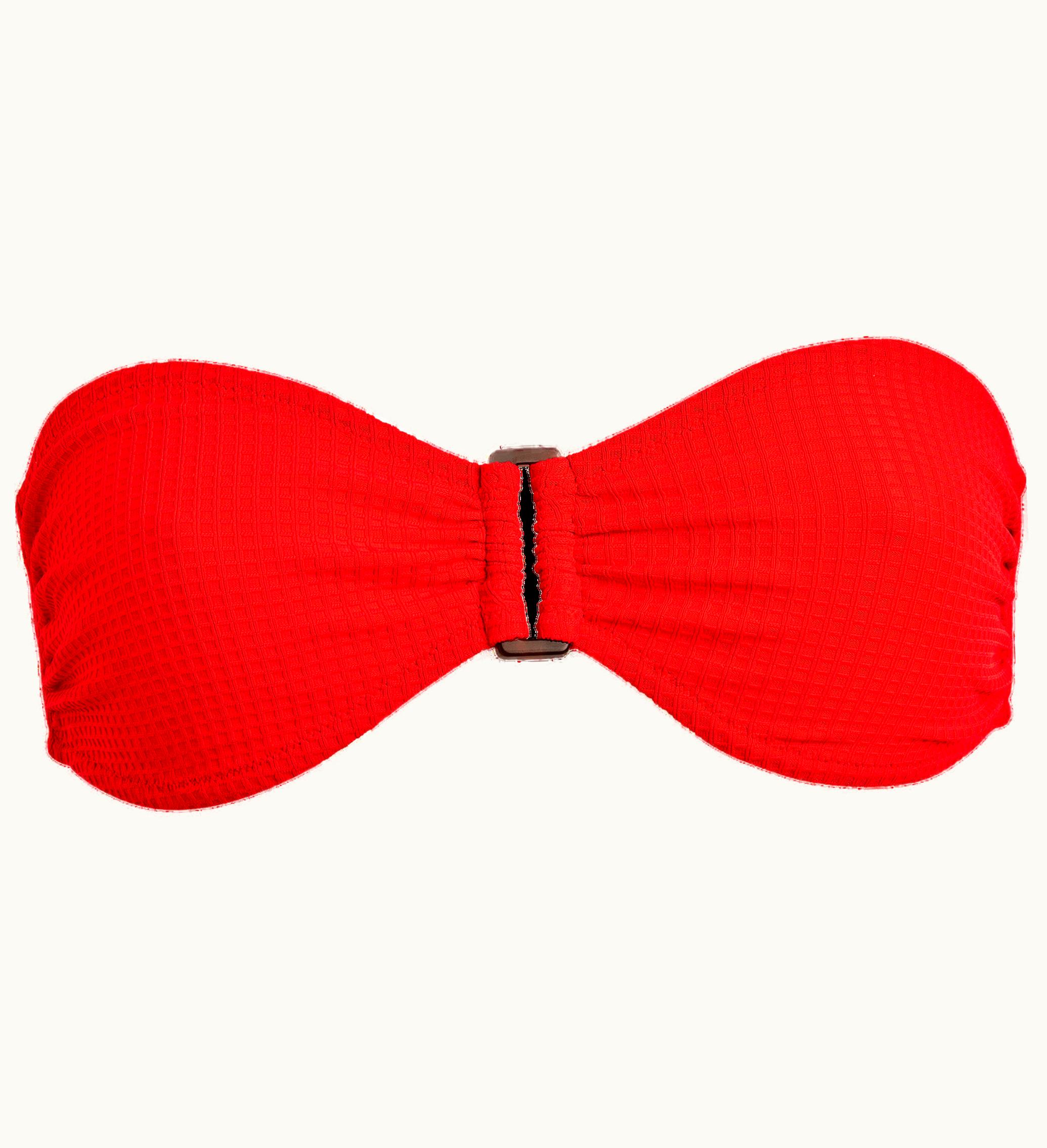 Vilebrequin Vilebrequin Women Ring Bandeau Bikini Top Jacquard Vichy