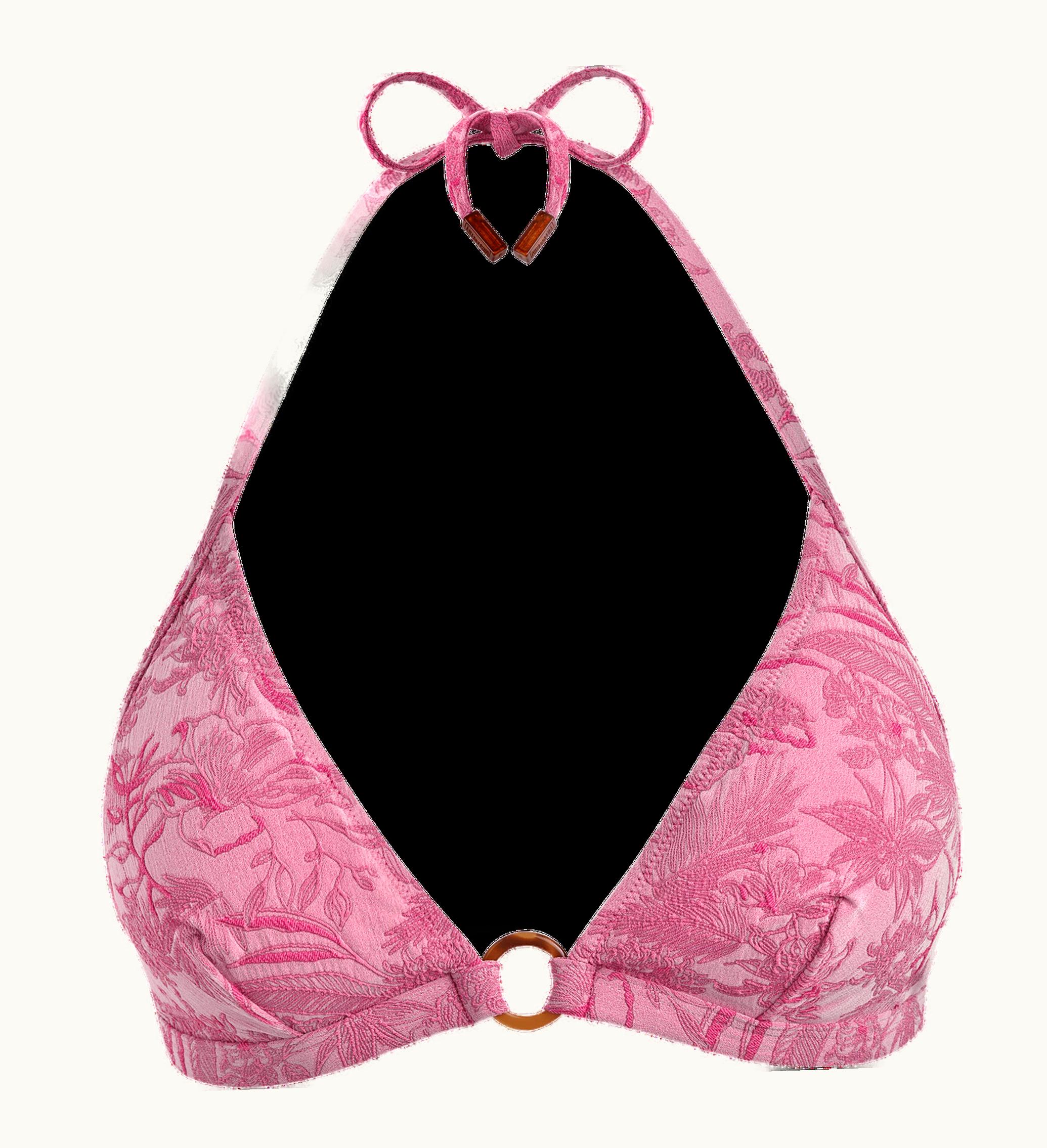 Vilebrequin Vilebrequin Women Halter Bikini Top Jacquard Floral