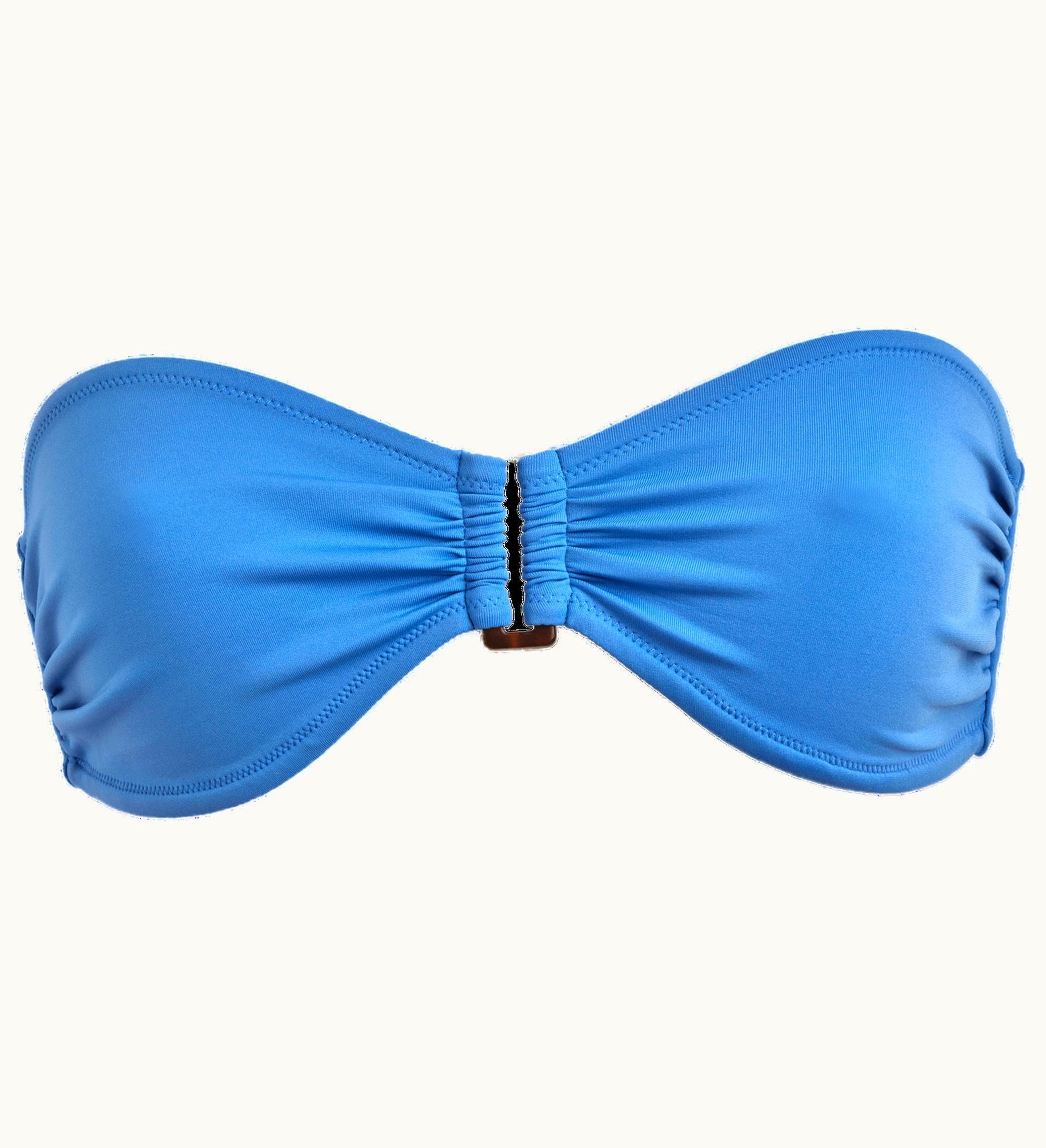 Vilebrequin Vilebrequin Women Bandeau Bikini Top Solid Jeans Blue / Blue