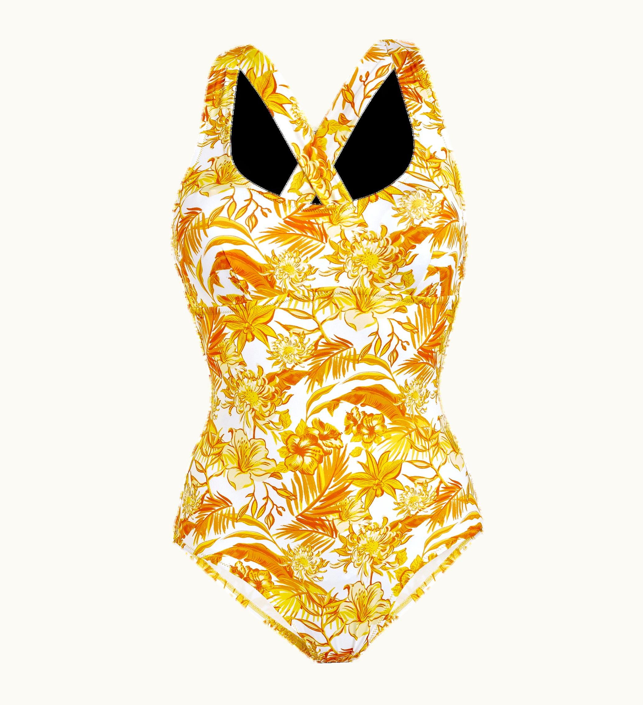 Vilebrequin Vilebrequin Women Round Neckline One-Piece Swimsuit Tahiti Flowers