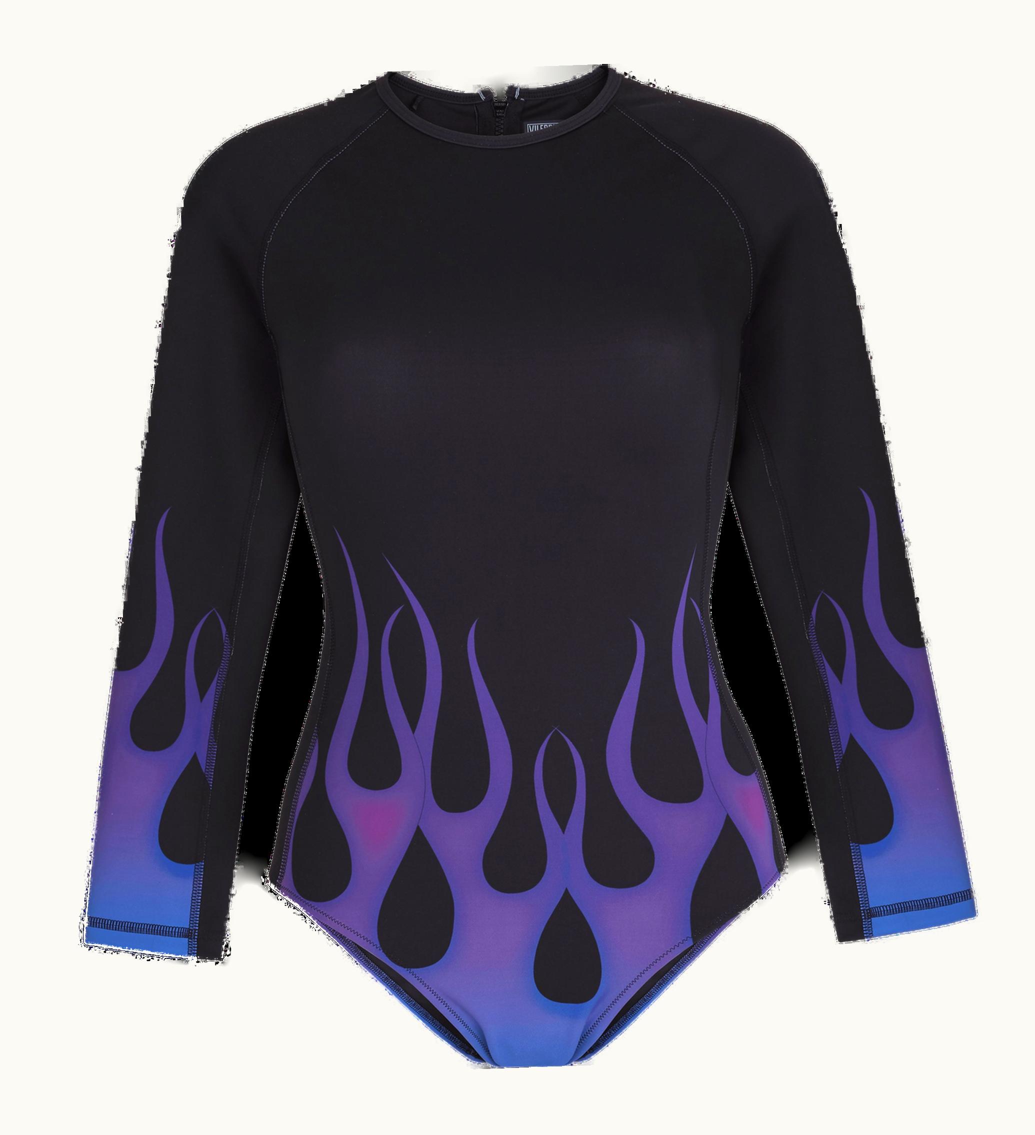 Vilebrequin Women Rashguard One-Piece Swimsuit Hot Rod 360° - Vilebrequin X Sylvie Fleury