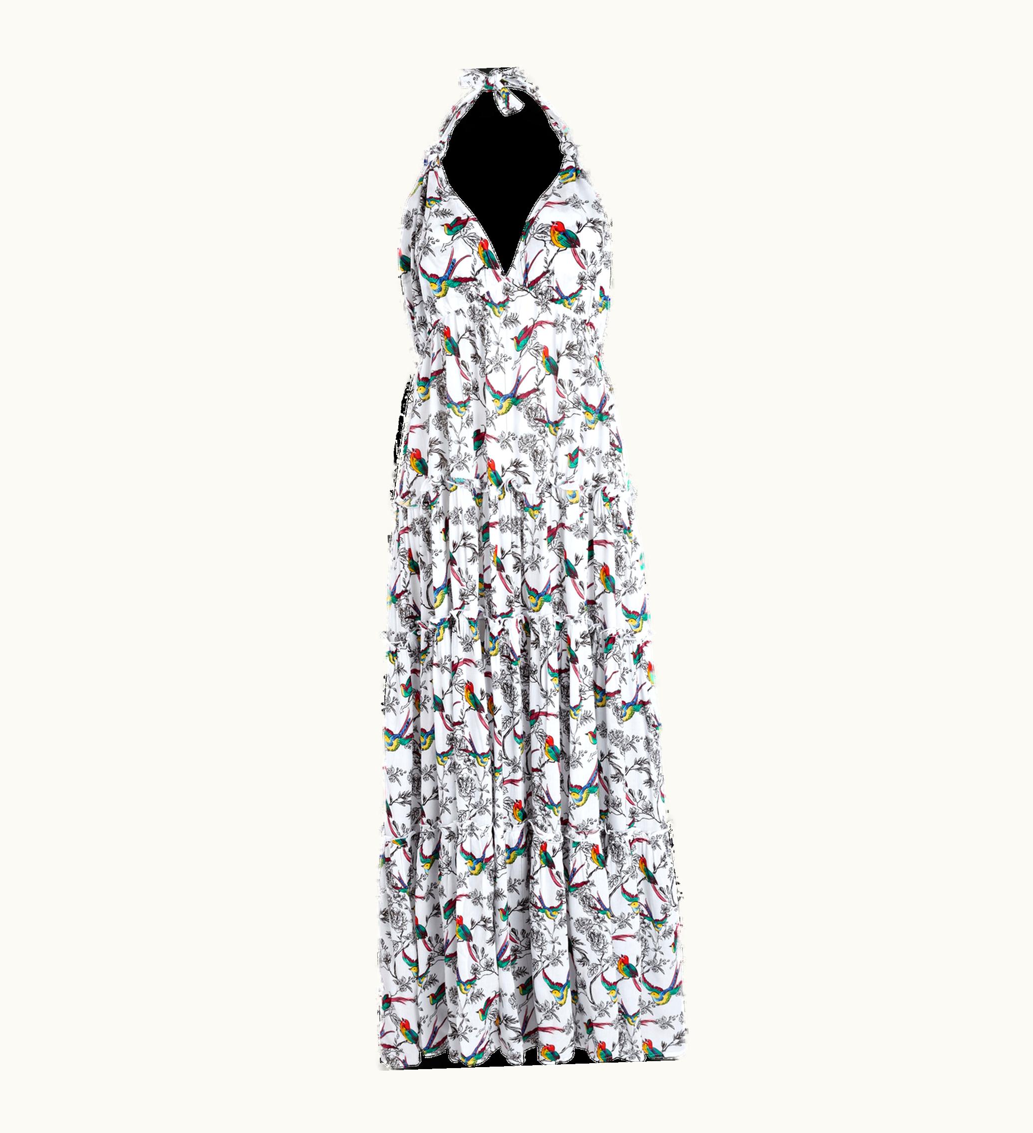 Vilebrequin Vilebrequin Women Viscose Long Backless Dress Rainbow Birds