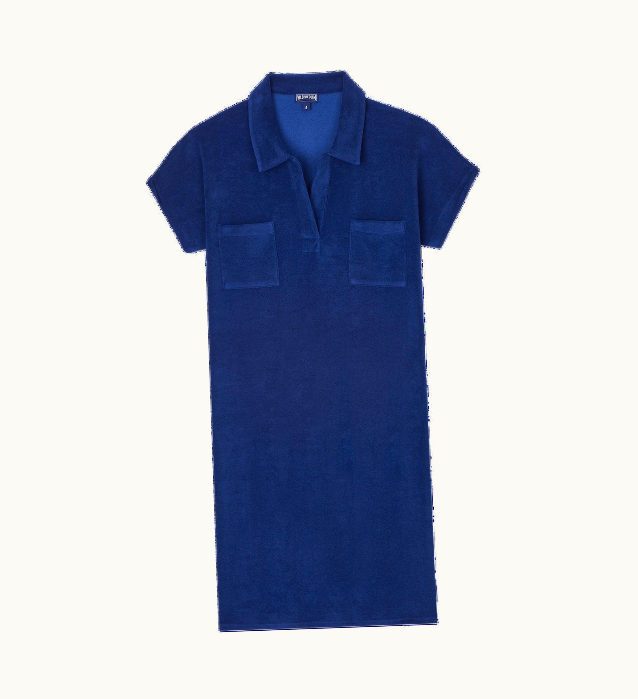 Vilebrequin Vilebrequin Women Terry Polo Dress Solid Ink / Blue