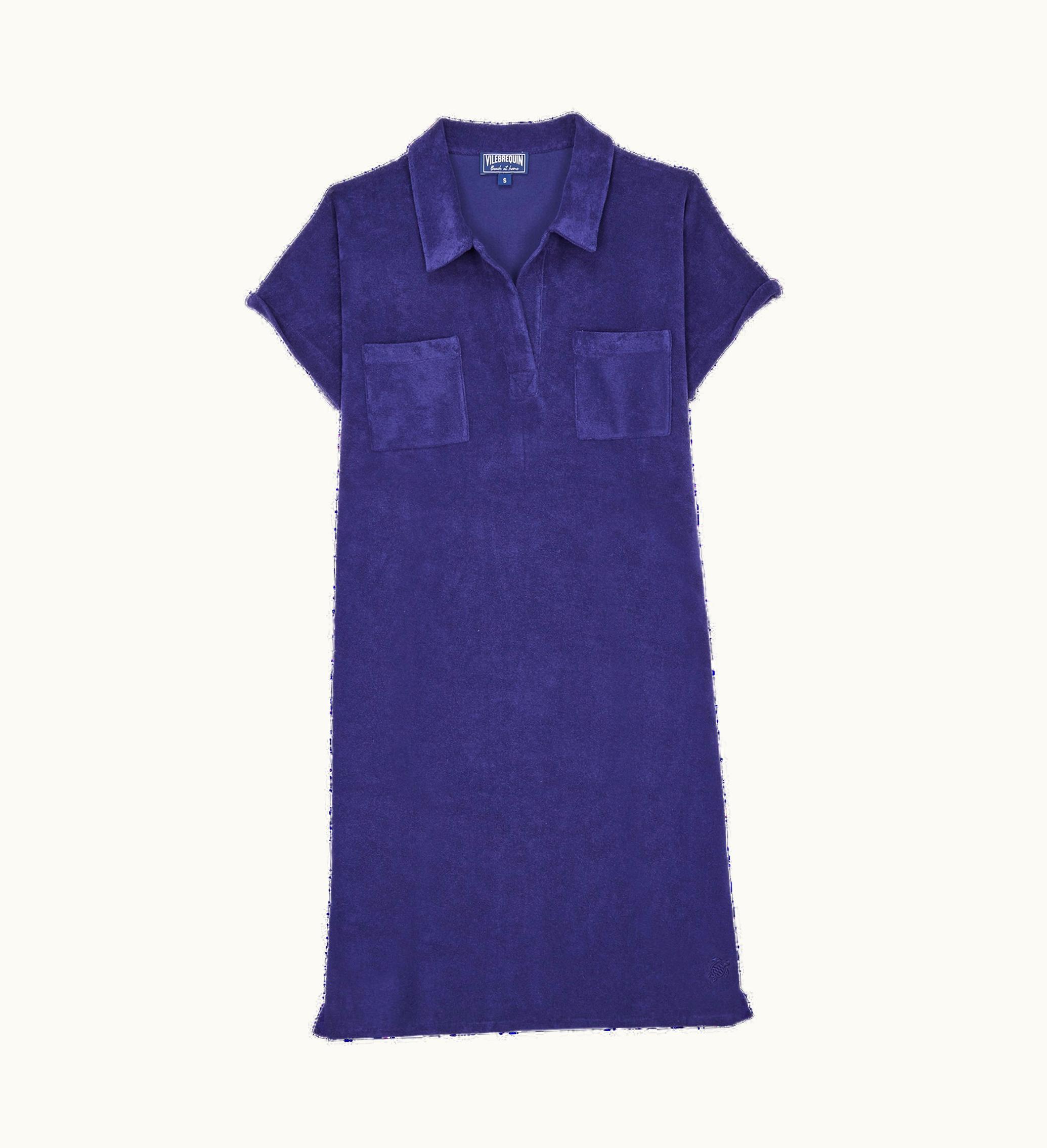 Vilebrequin Vilebrequin Women Terry Polo Dress Solid Midnight / Blue