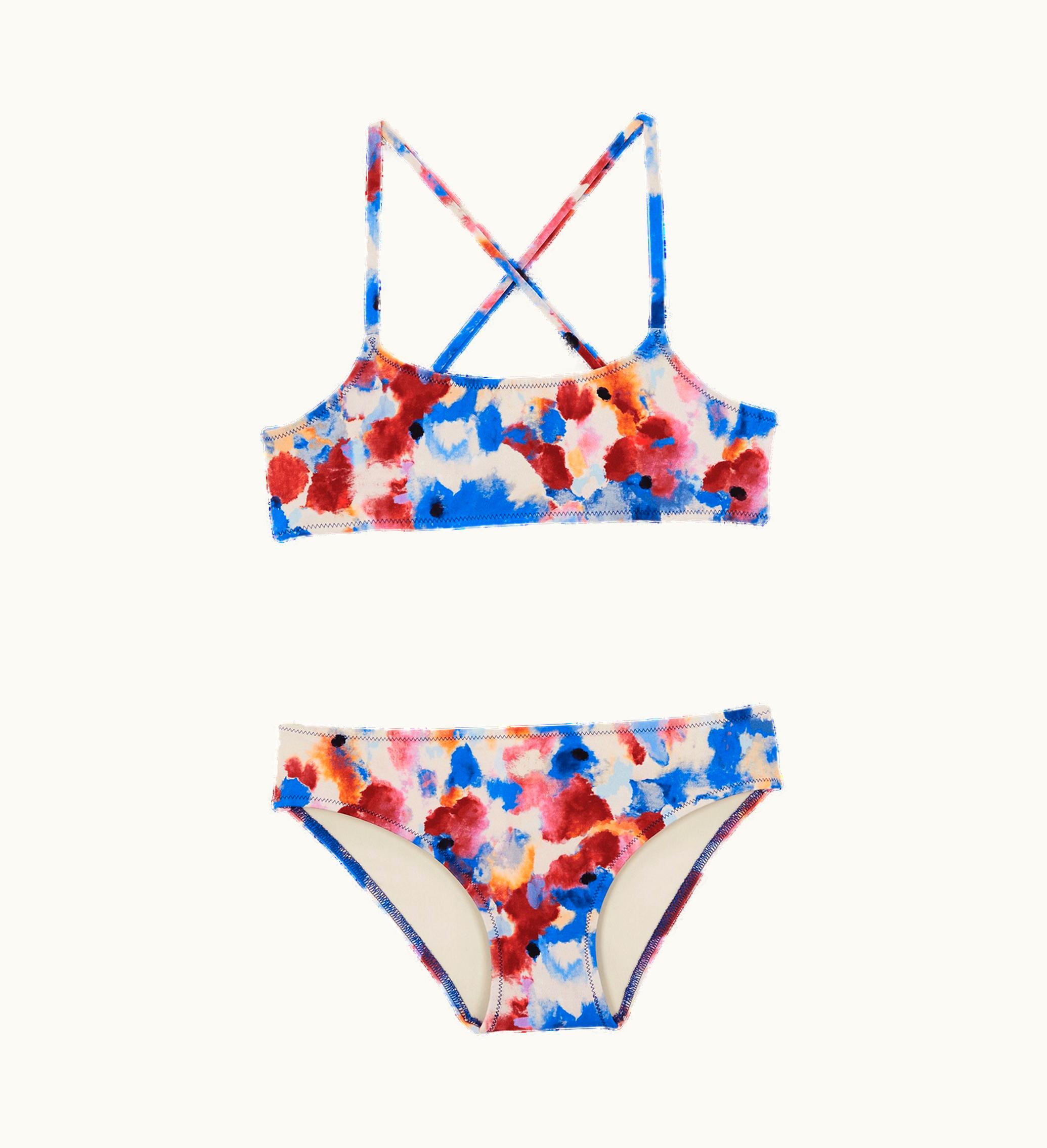 Vilebrequin Vilebrequin Girls Two Pieces Swimsuit Flowers In The Sky