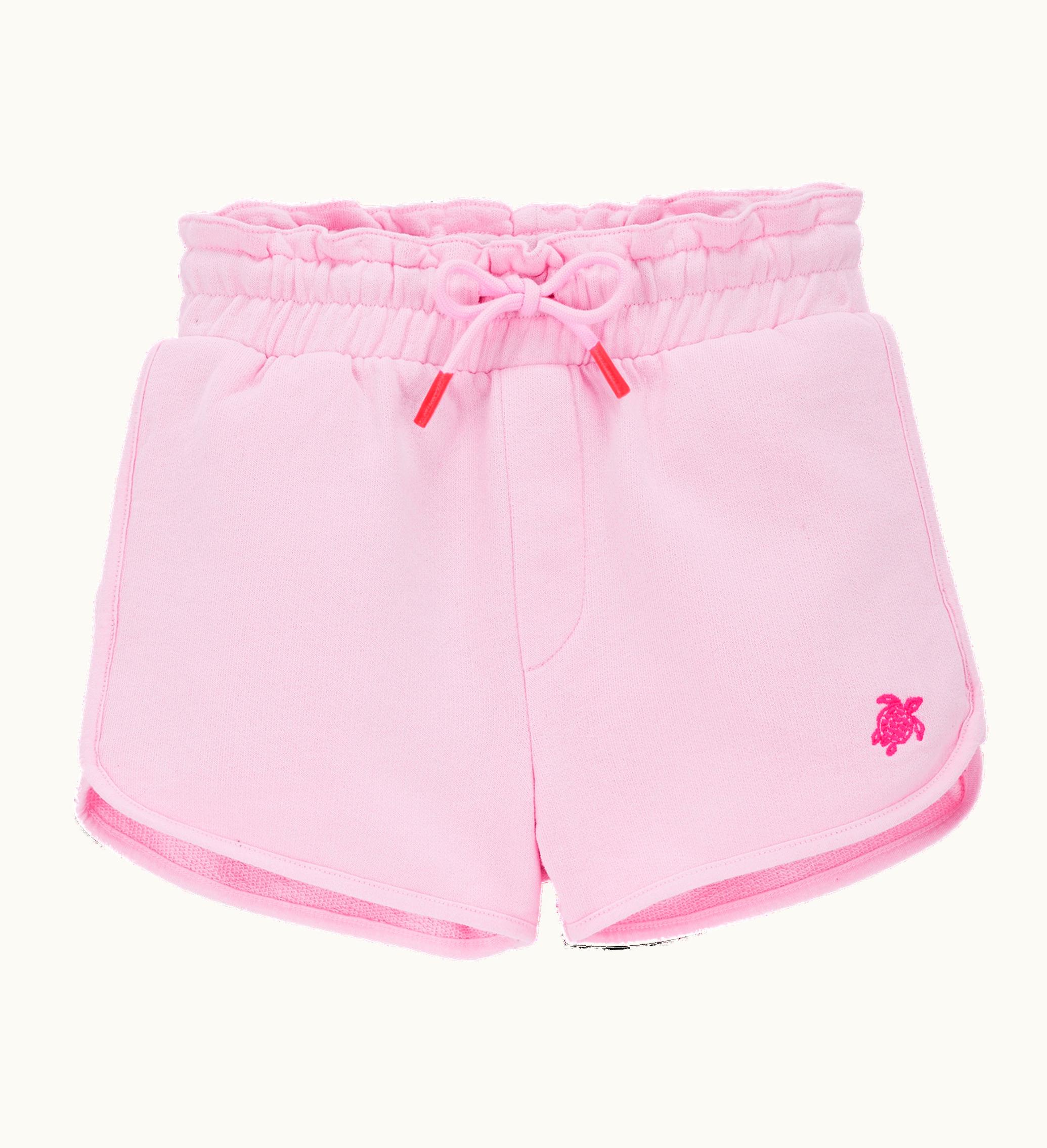 Vilebrequin Vilebrequin Girls Cotton Shorts Solid Marshmallow / Pink