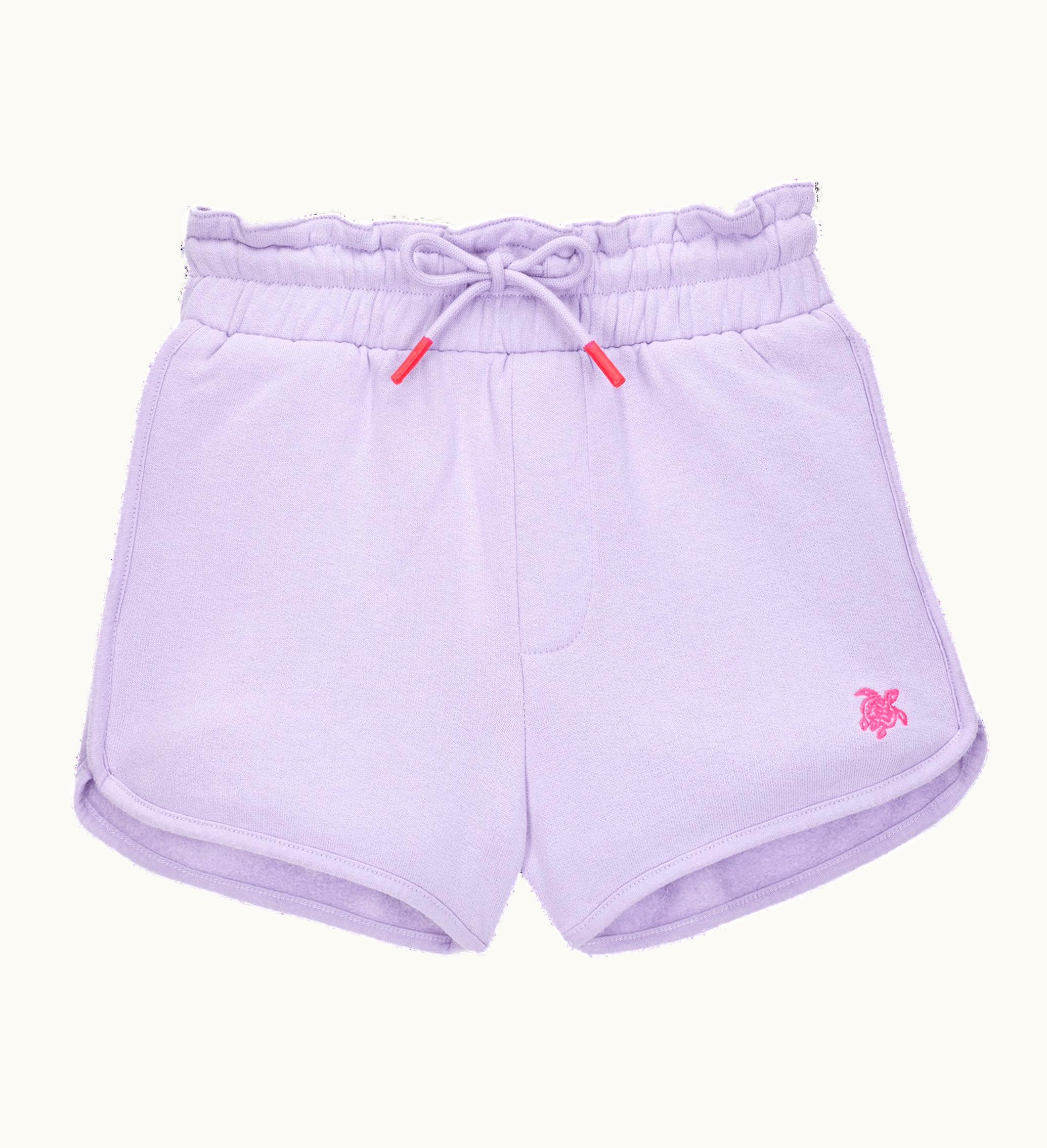 Vilebrequin Vilebrequin Girls Cotton Shorts Solid Lilac / Purple