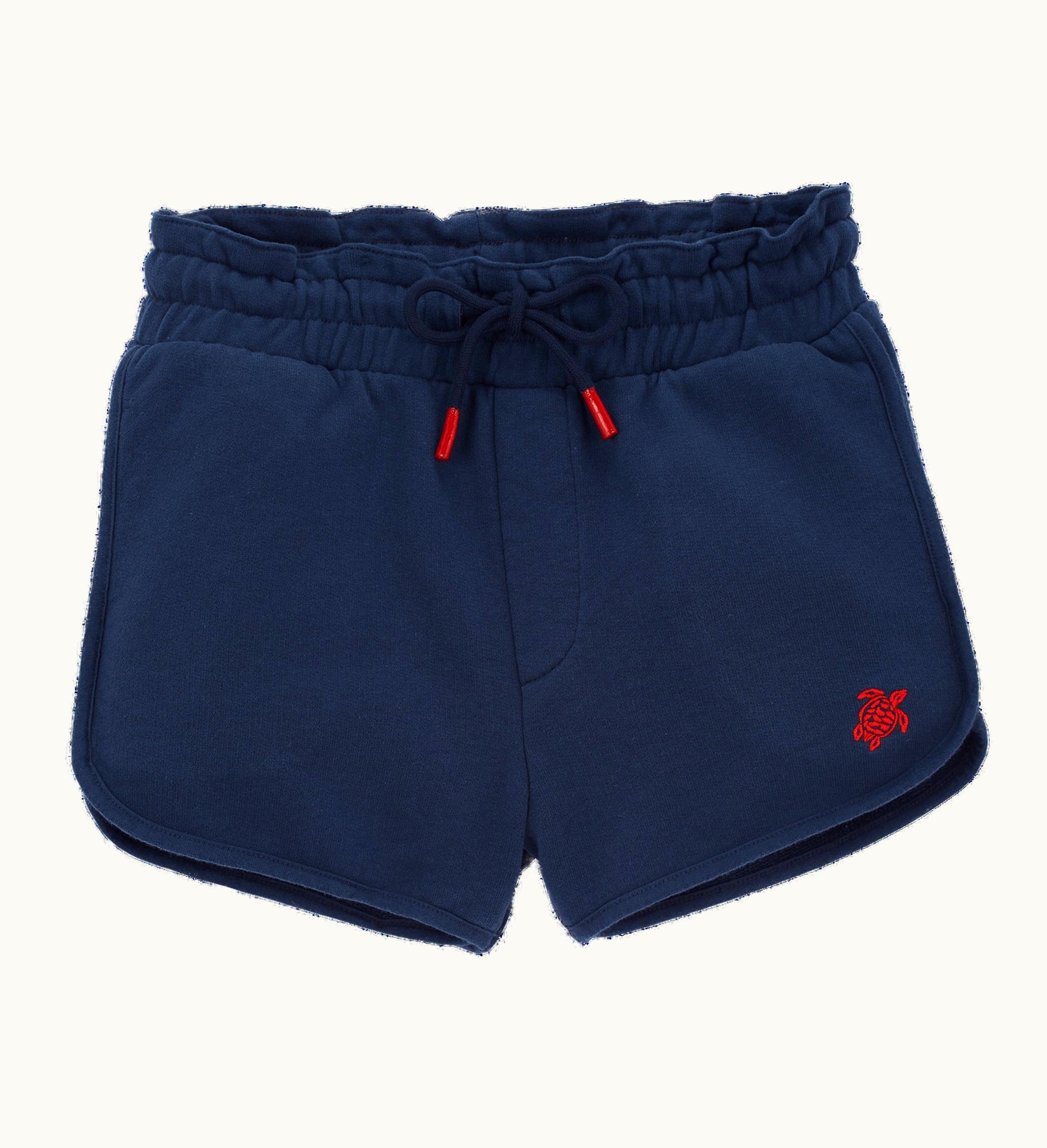 Vilebrequin Vilebrequin Girls Cotton Shorts Solid Navy / Blue