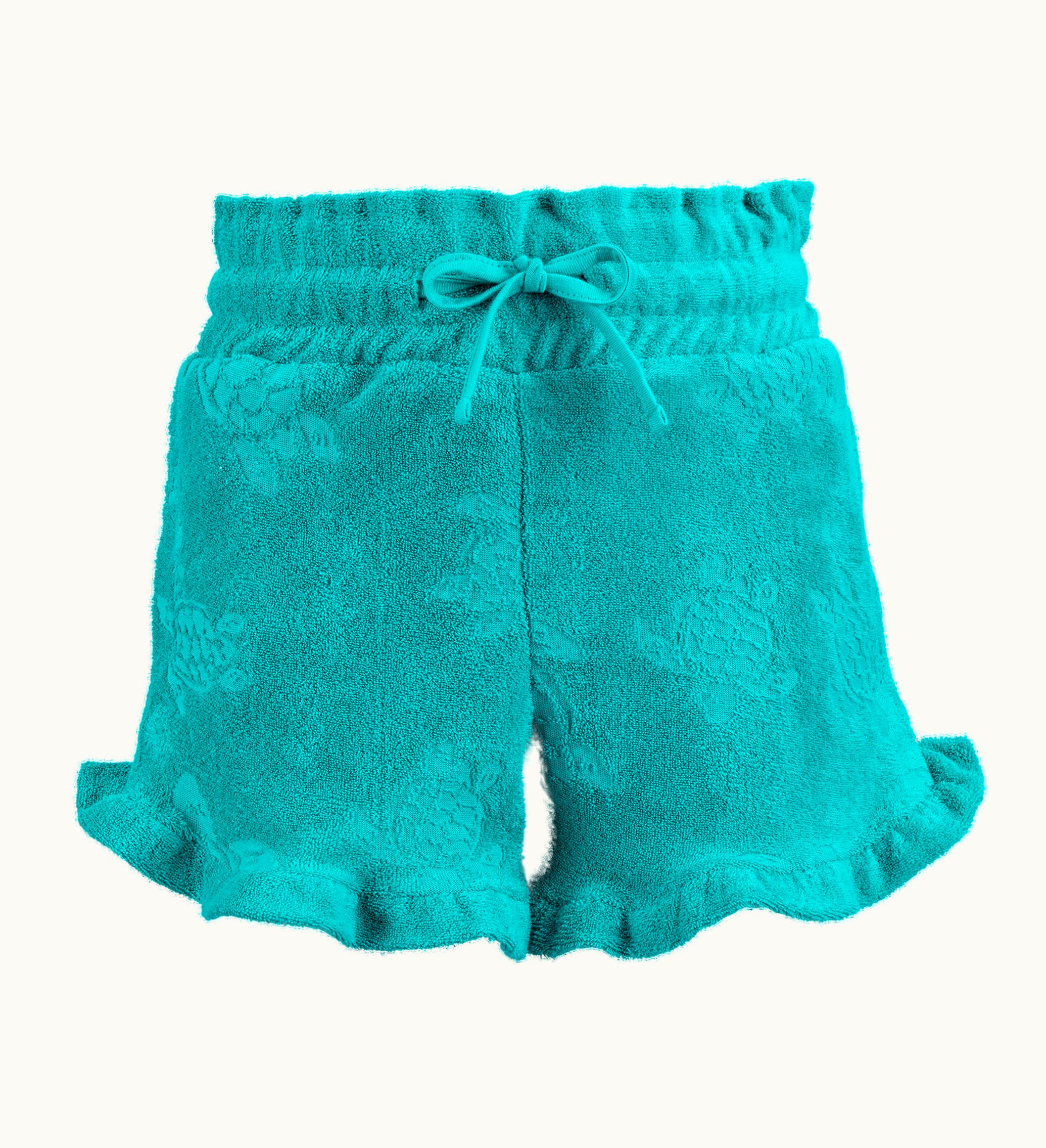 Vilebrequin Vilebrequin Girls Terry Swim Shorts Ronde Des Tortues