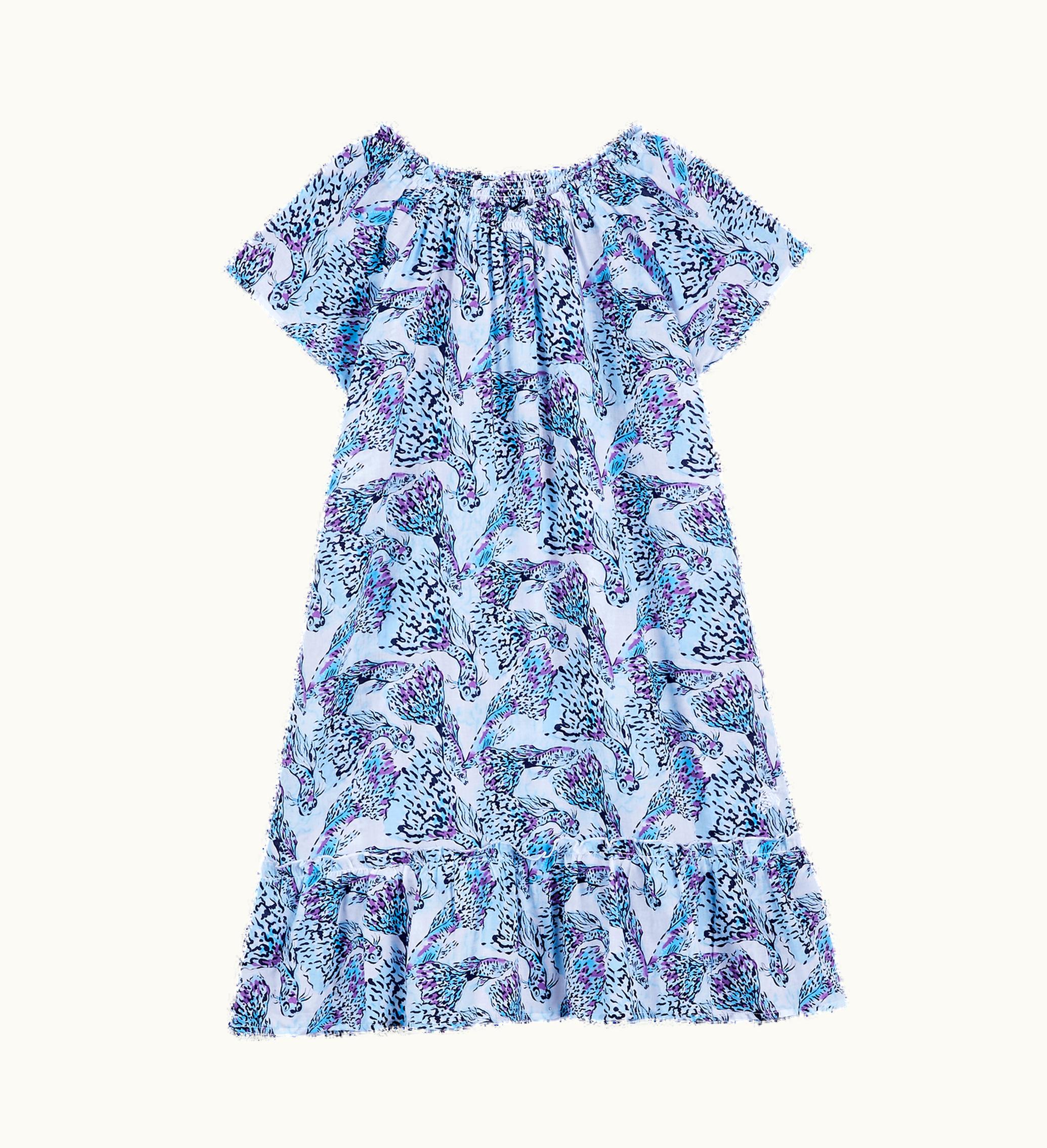 Vilebrequin Vilebrequin Girls Cotton Voile Dress Isadora Fish