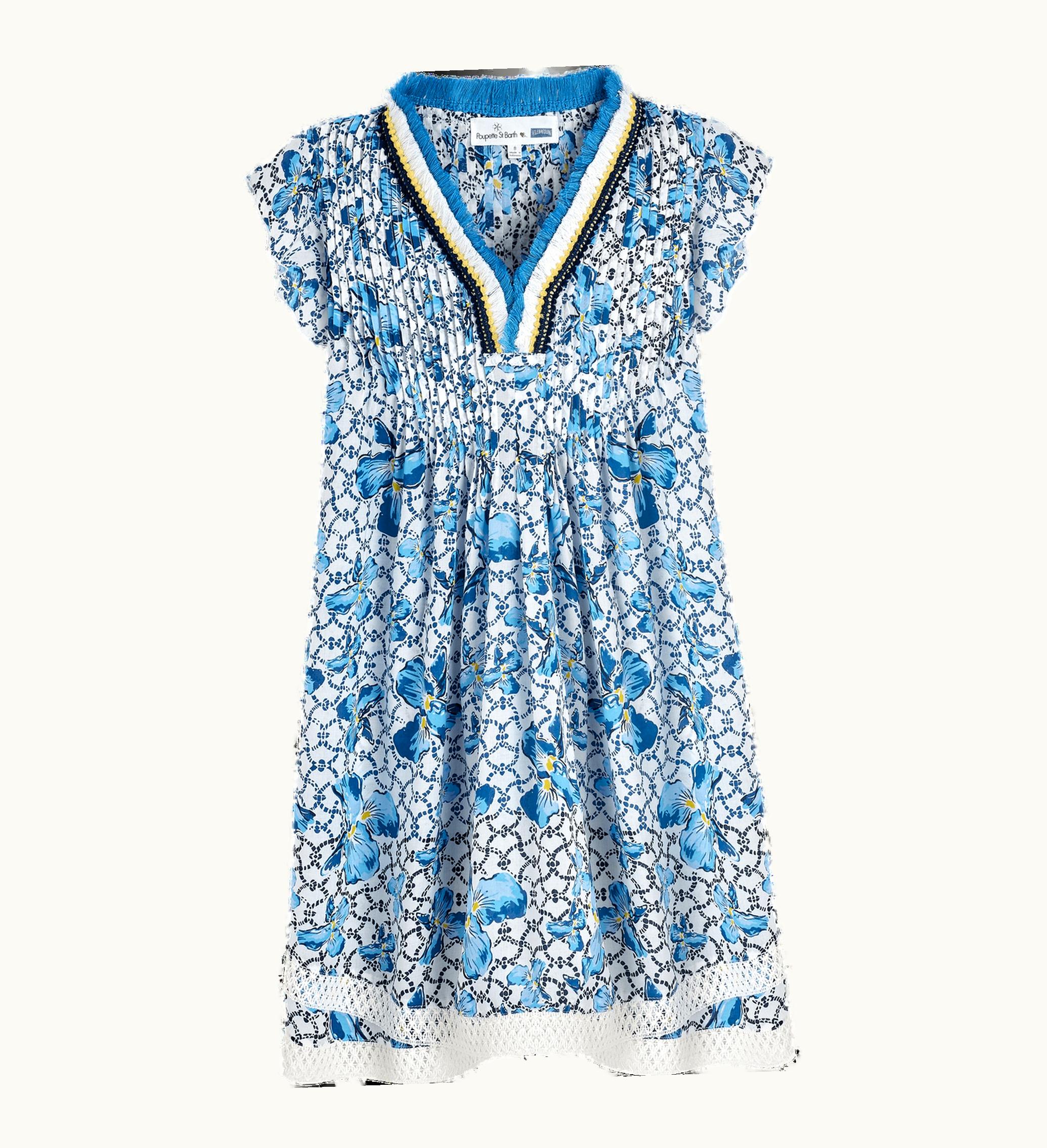 Vilebrequin Girls Mini Dress Iris Lace- Vilebrequin X Poupette St Barth