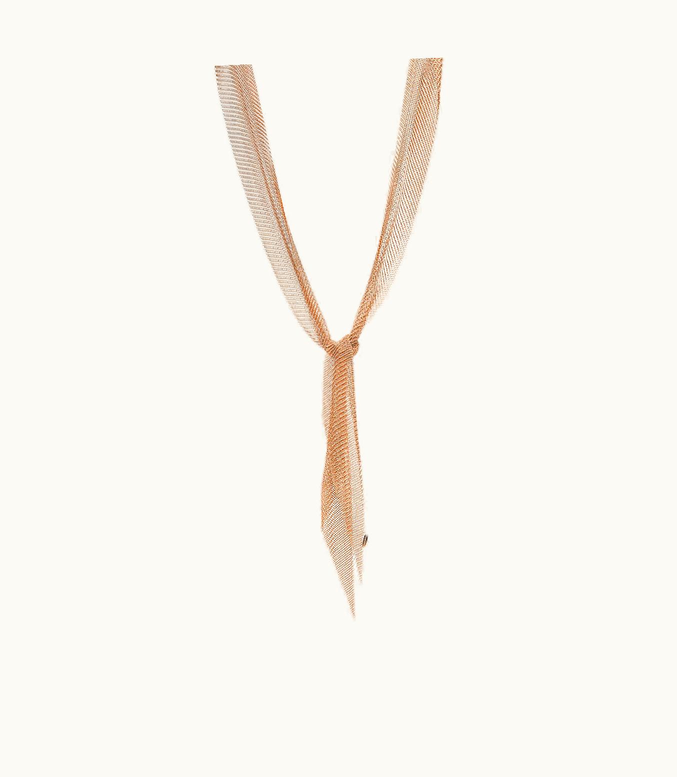 Tiffany & Co Elsa Peretti® Mesh Scarf Necklace In 18K Rose Gold, Small