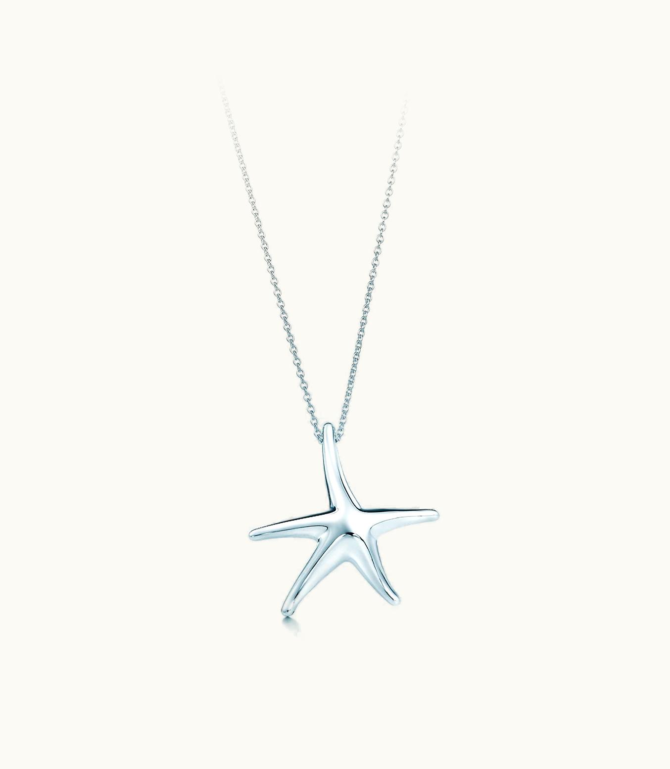Tiffany & Co Elsa Peretti® Starfish Pendant In Sterling Silver, 28 Mm