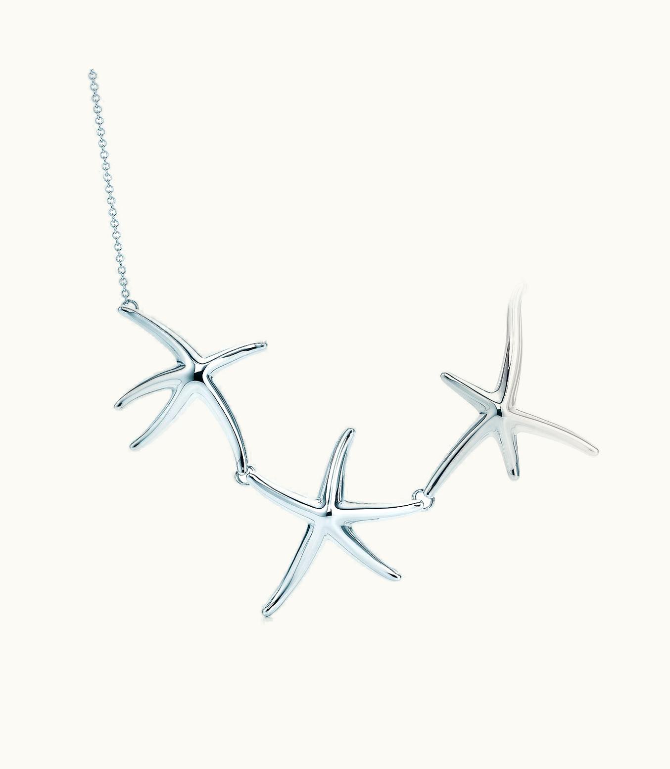 Tiffany & Co Elsa Peretti® Starfish Necklace In Sterling Silver