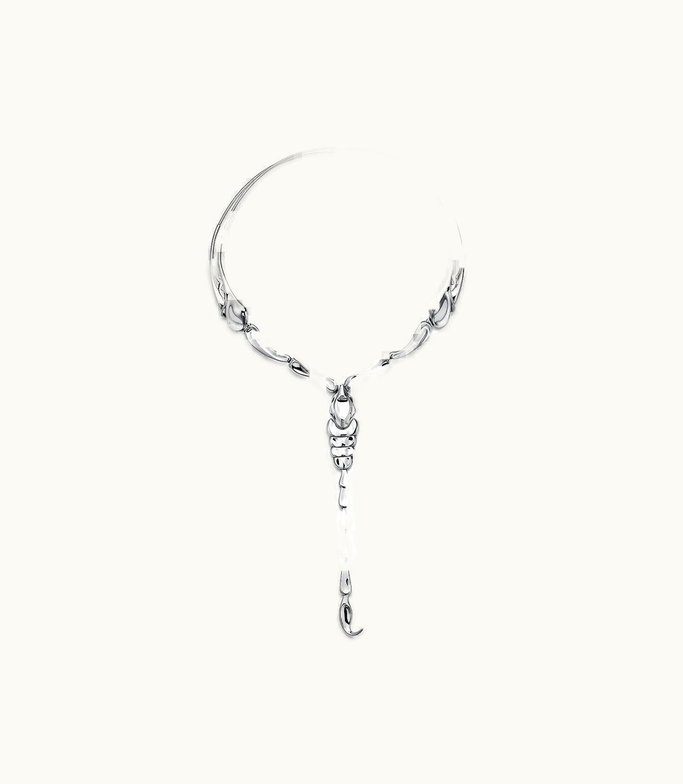 Tiffany & Co Elsa Peretti® Scorpion Necklace In Sterling Silver