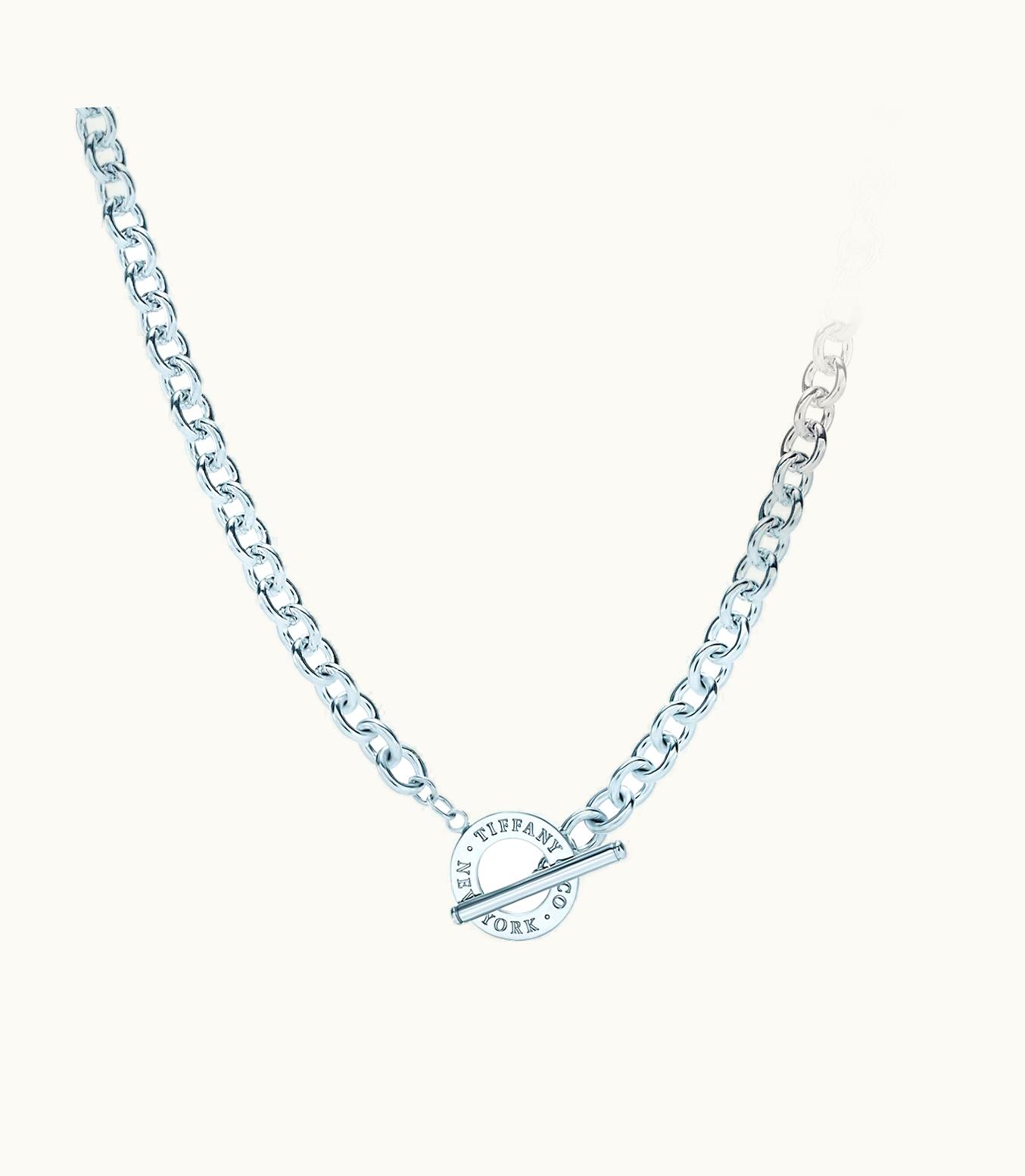 Tiffany & Co Toggle Necklace In Sterling Silver