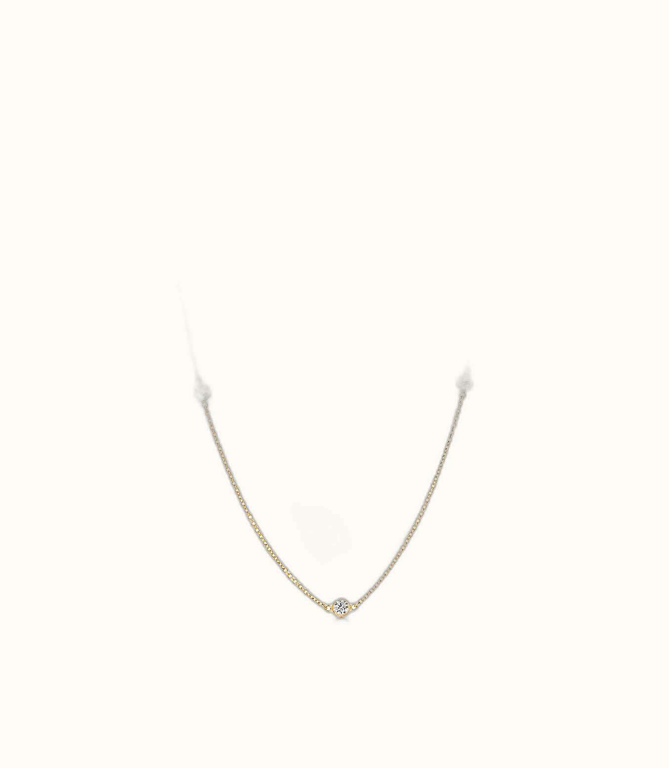 Tiffany & Co Elsa Peretti® Diamonds By The Yard® Necklace In 18K Gold 60138707