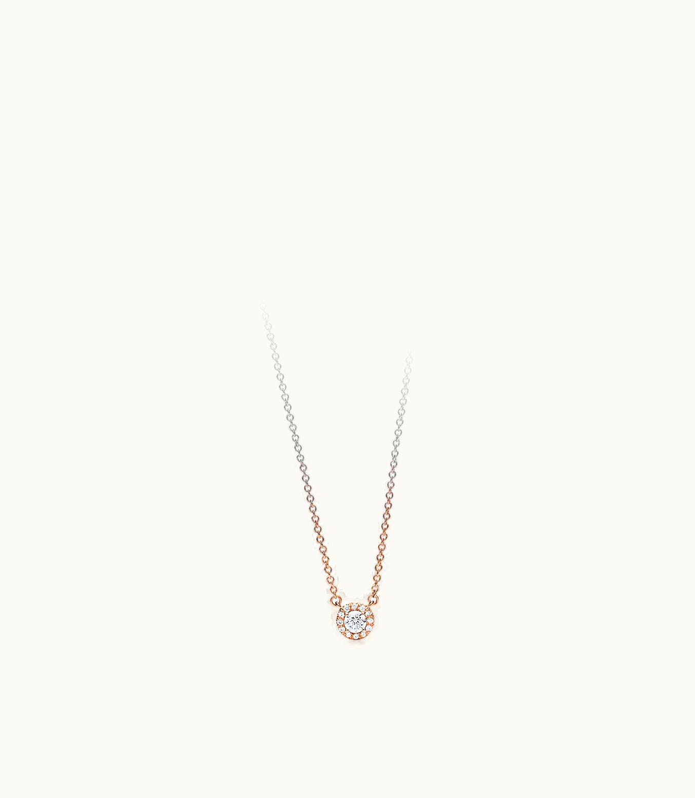 Tiffany & Co Tiffany Soleste Pendant In 18Ct Rose Gold With Diamonds