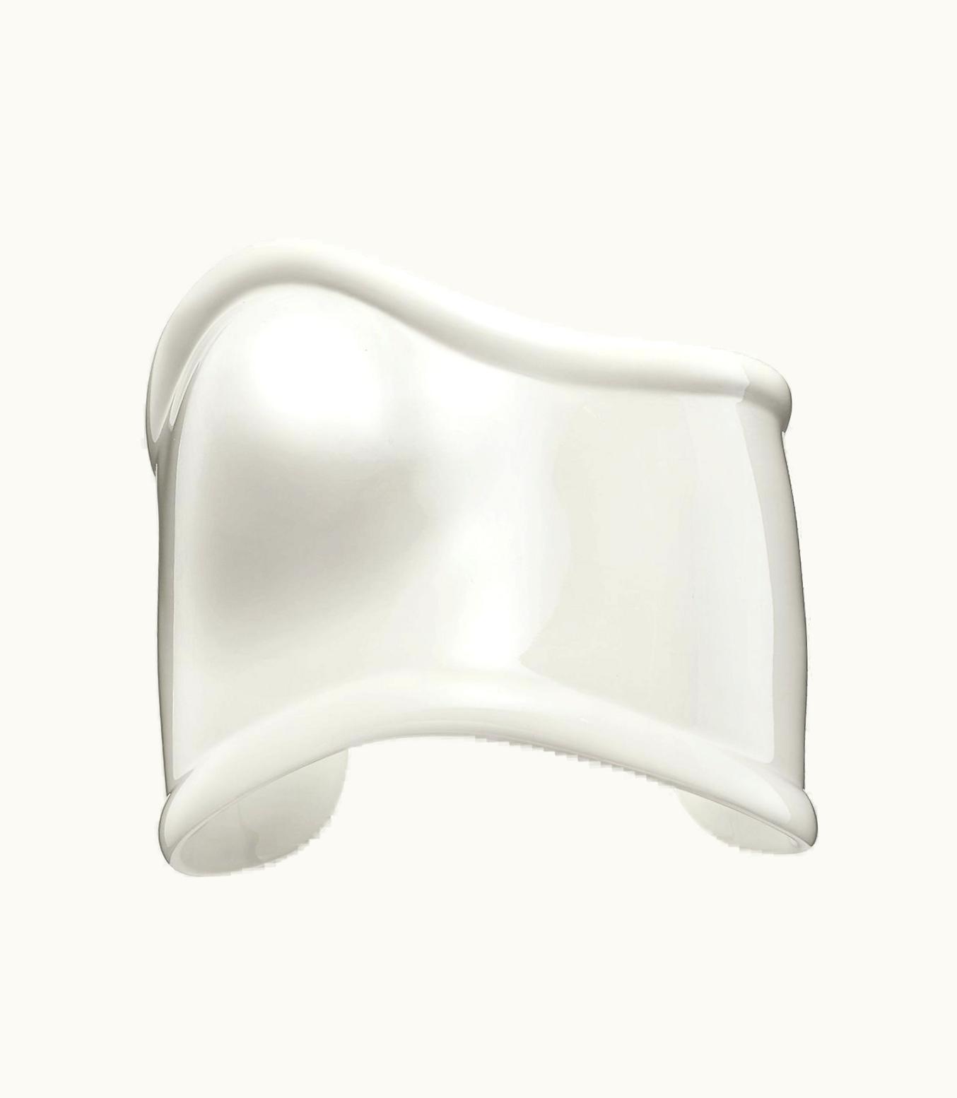 Tiffany & Co Elsa Peretti® Medium Bone Cuff In White Finish Over Copper, 61 Mm Wide