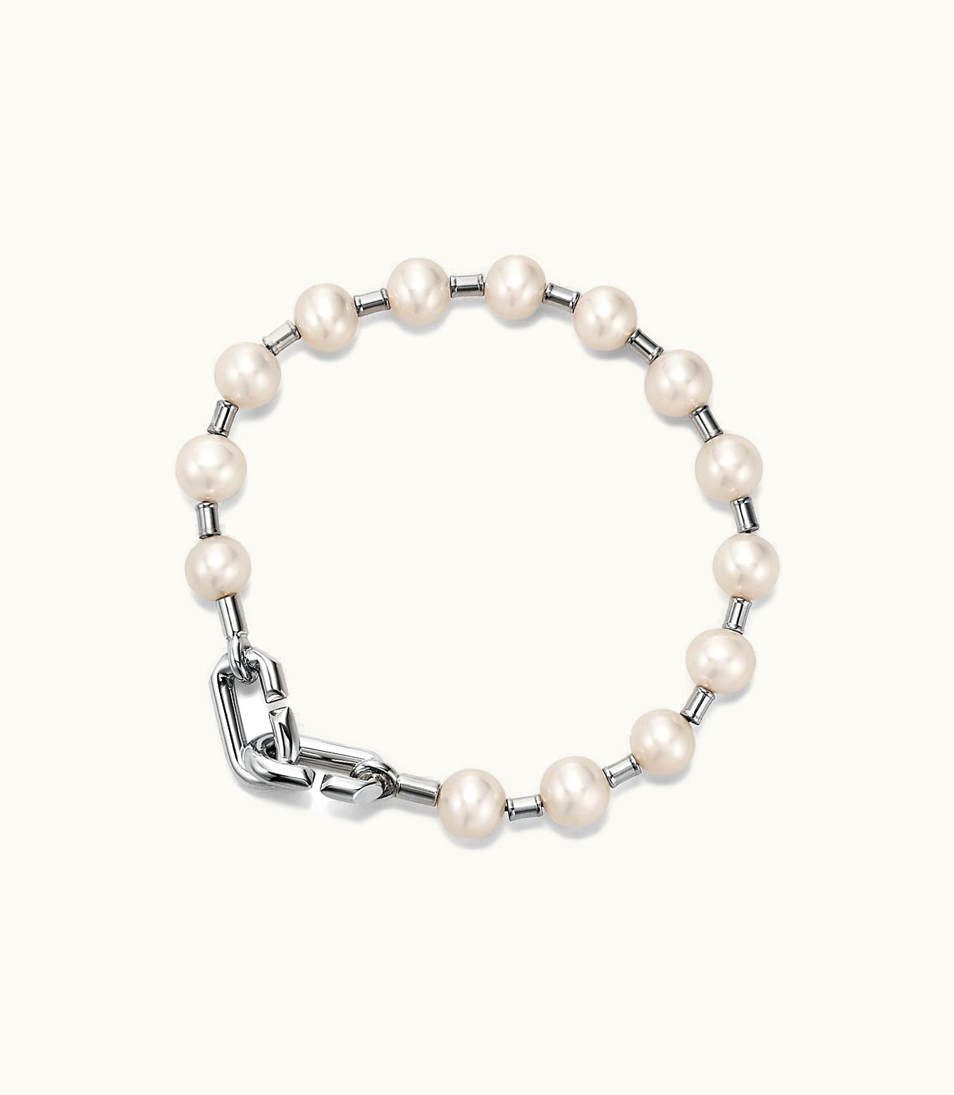 Tiffany & Co Tiffany Hardwear Pearl Bracelet In Silver, 7-8 Mm