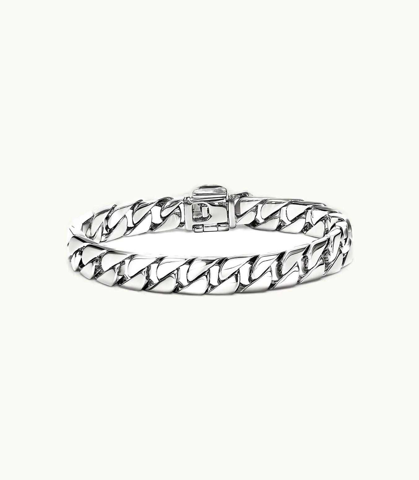 Tiffany & Co Curb Link Bracelet In Sterling Silver, Medium