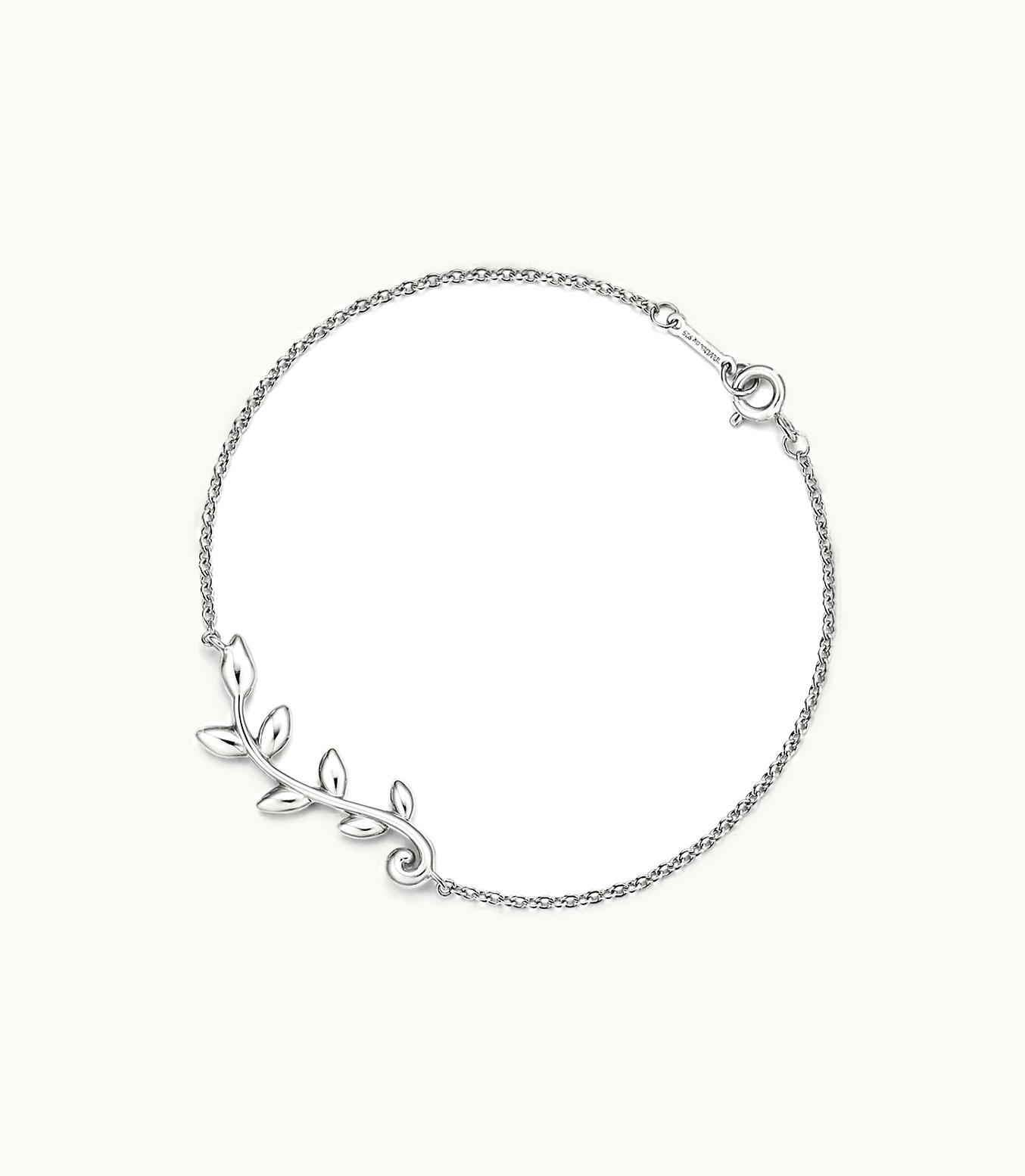 Tiffany & Co Paloma Picasso® Olive Leaf Vine Bracelet In Sterling Silver, Medium