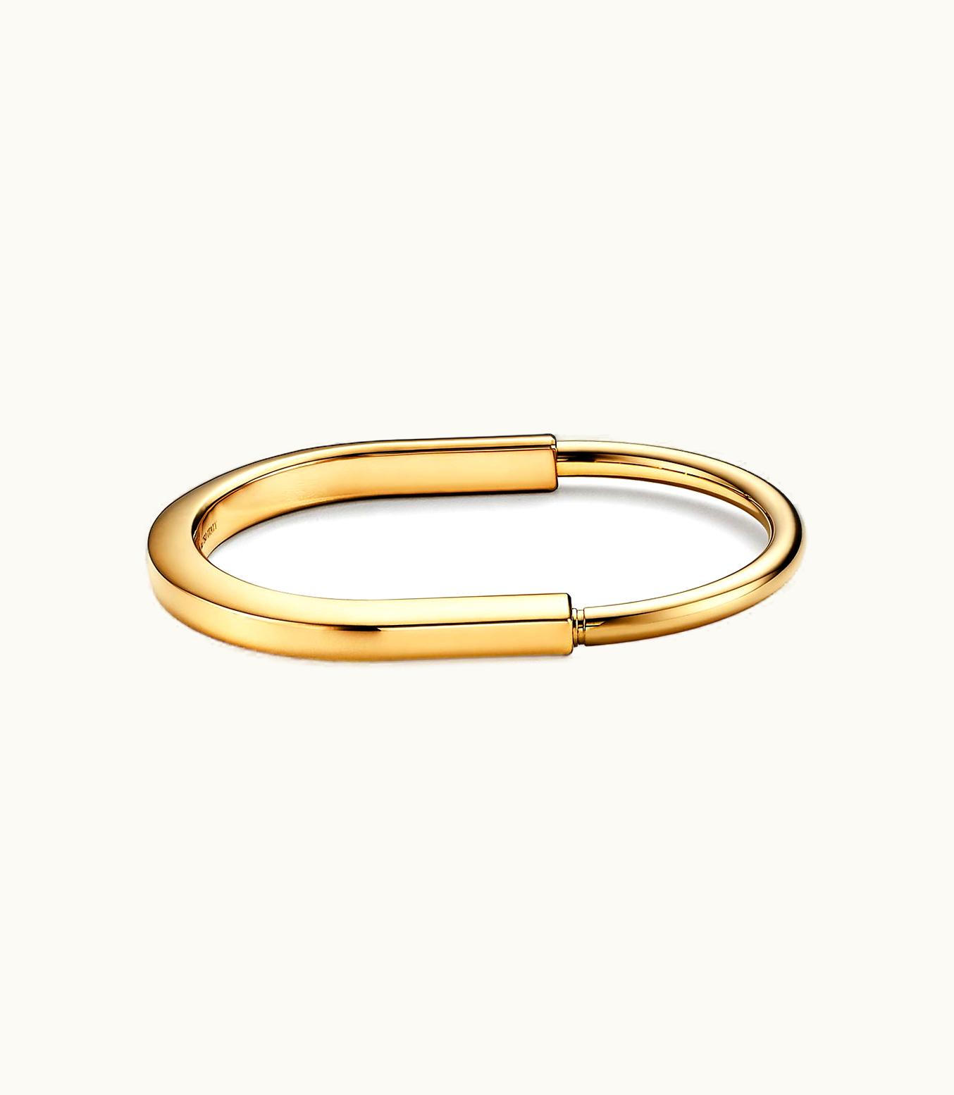 Tiffany & Co Tiffany Lock Bangle In Yellow Gold