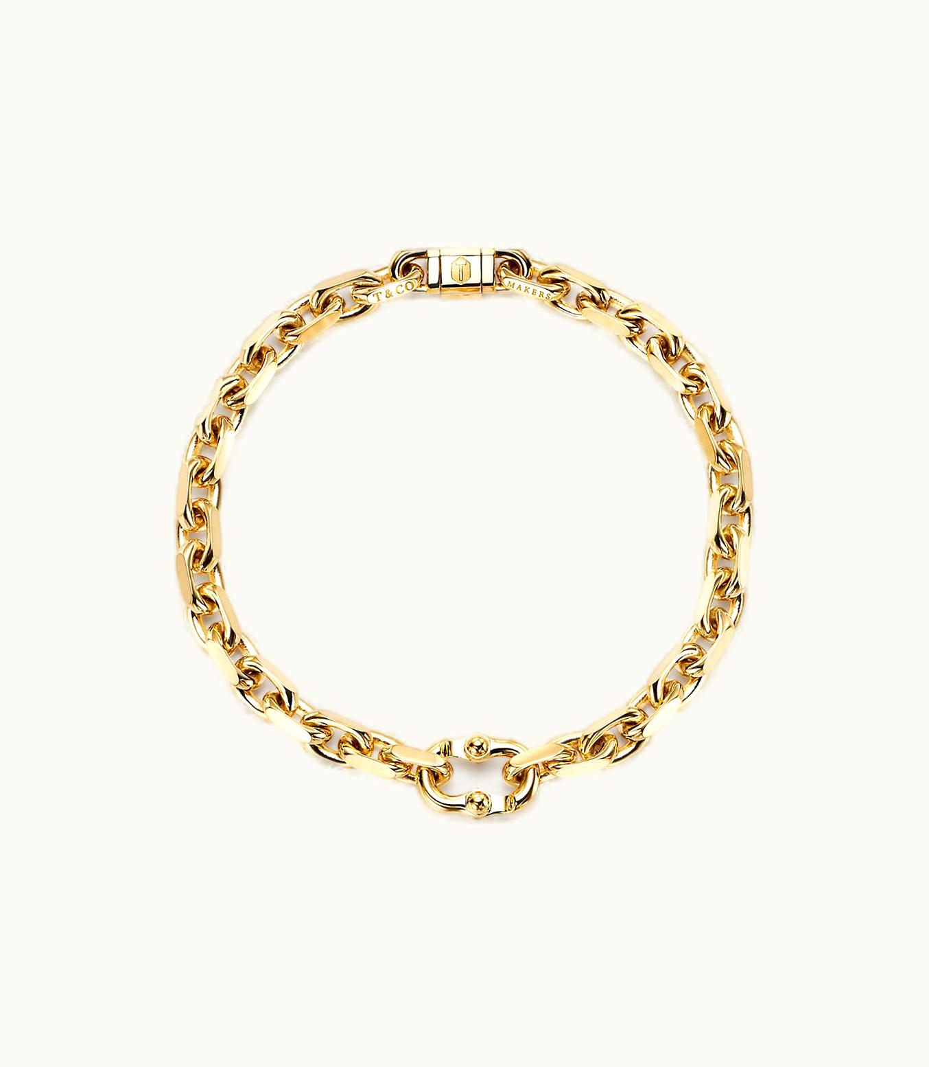Tiffany & Co Tiffany 1837™ Makers Narrow Chain Bracelet In 18K Gold, Large