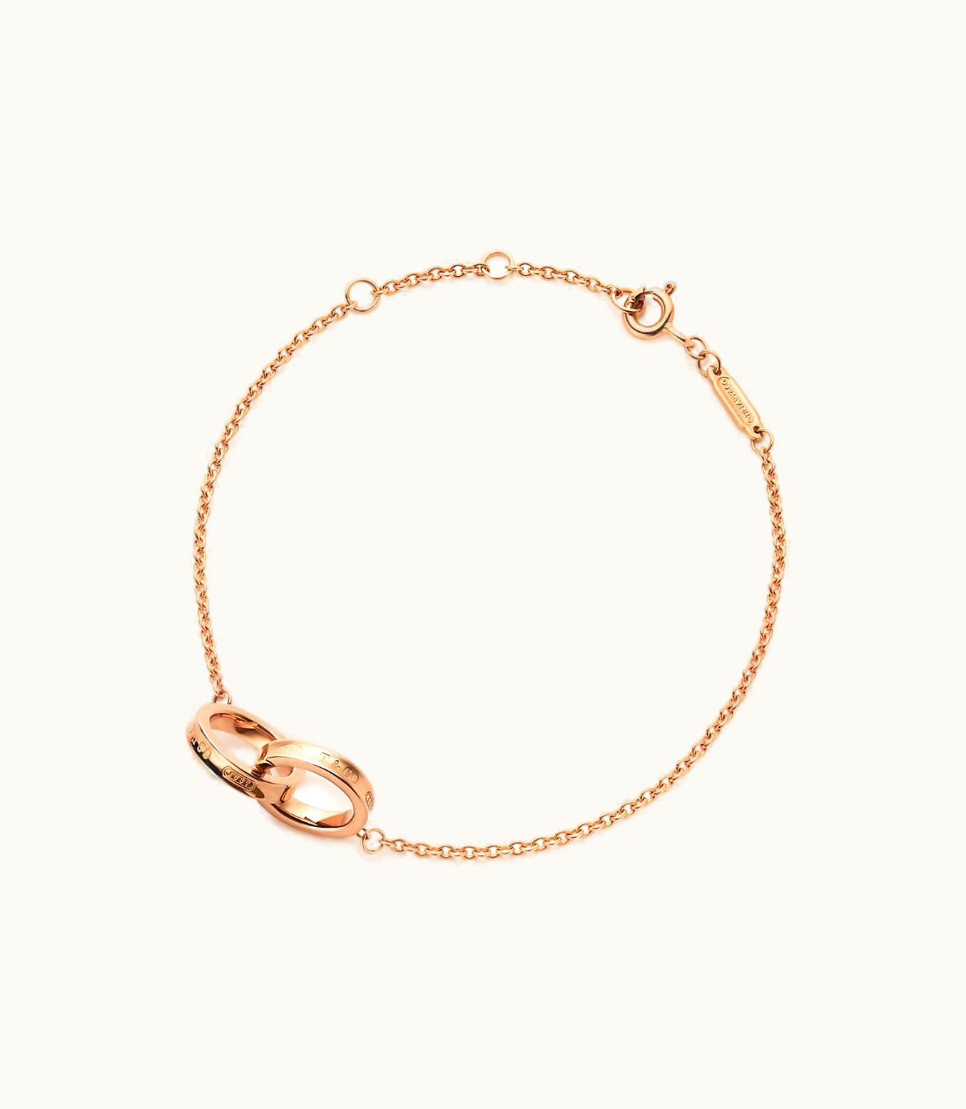 Tiffany & Co Tiffany 1837™ Interlocking Circles Chain Bracelet In Rose Gold