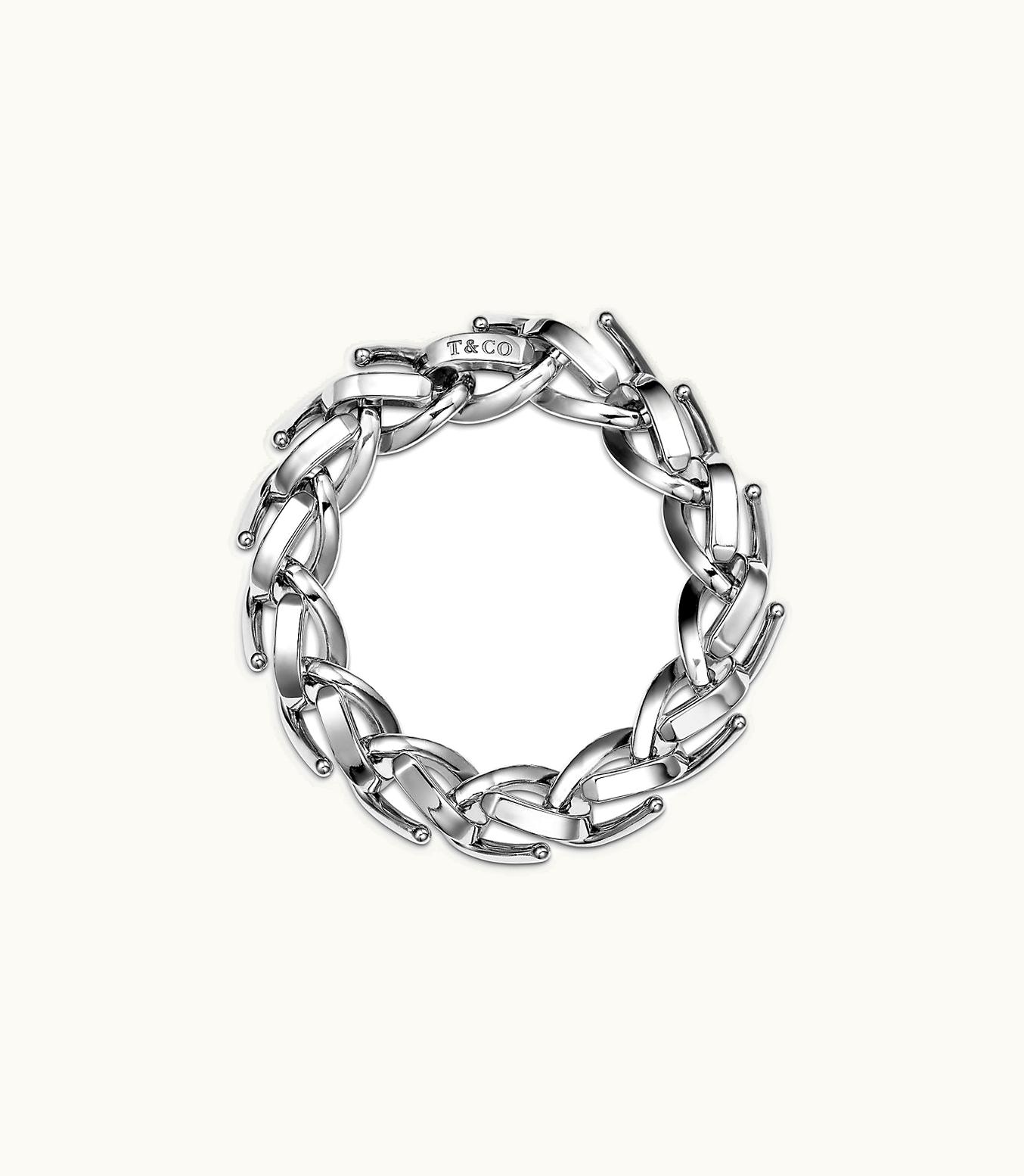 Tiffany & Co Tiffany Forge Large Link Bracelet In High-Polished Sterling Silver
