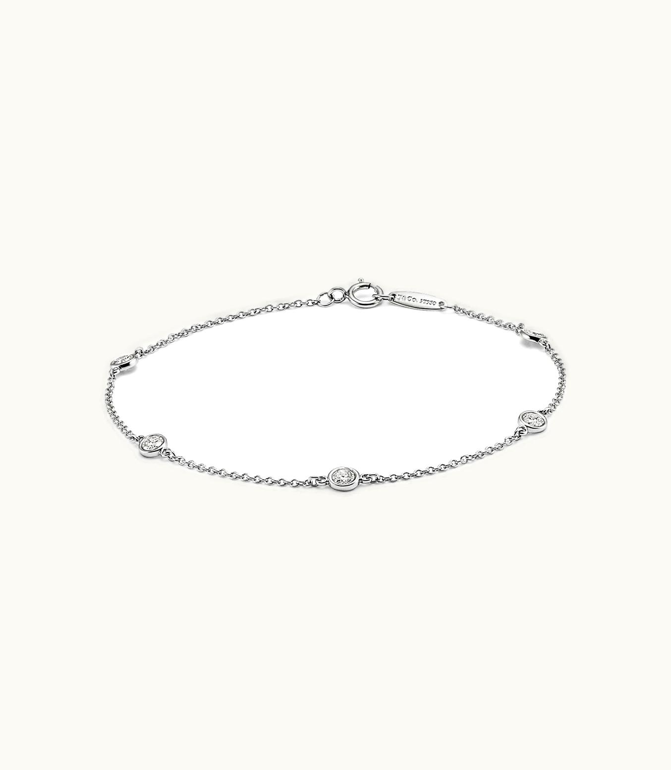 Tiffany & Co Elsa Peretti® Diamonds By The Yard® Bracelet In Platinum 60099285