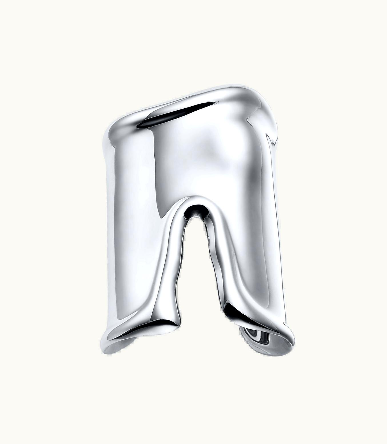 Tiffany & Co Elsa Peretti® Large Bone Cuff In Sterling Silver, 95 Mm Wide In Sterling Silver