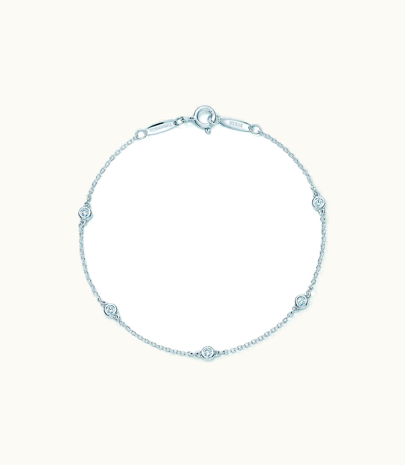 Tiffany & Co Elsa Peretti® Diamonds By The Yard® Bracelet In Sterling Silver 60131445