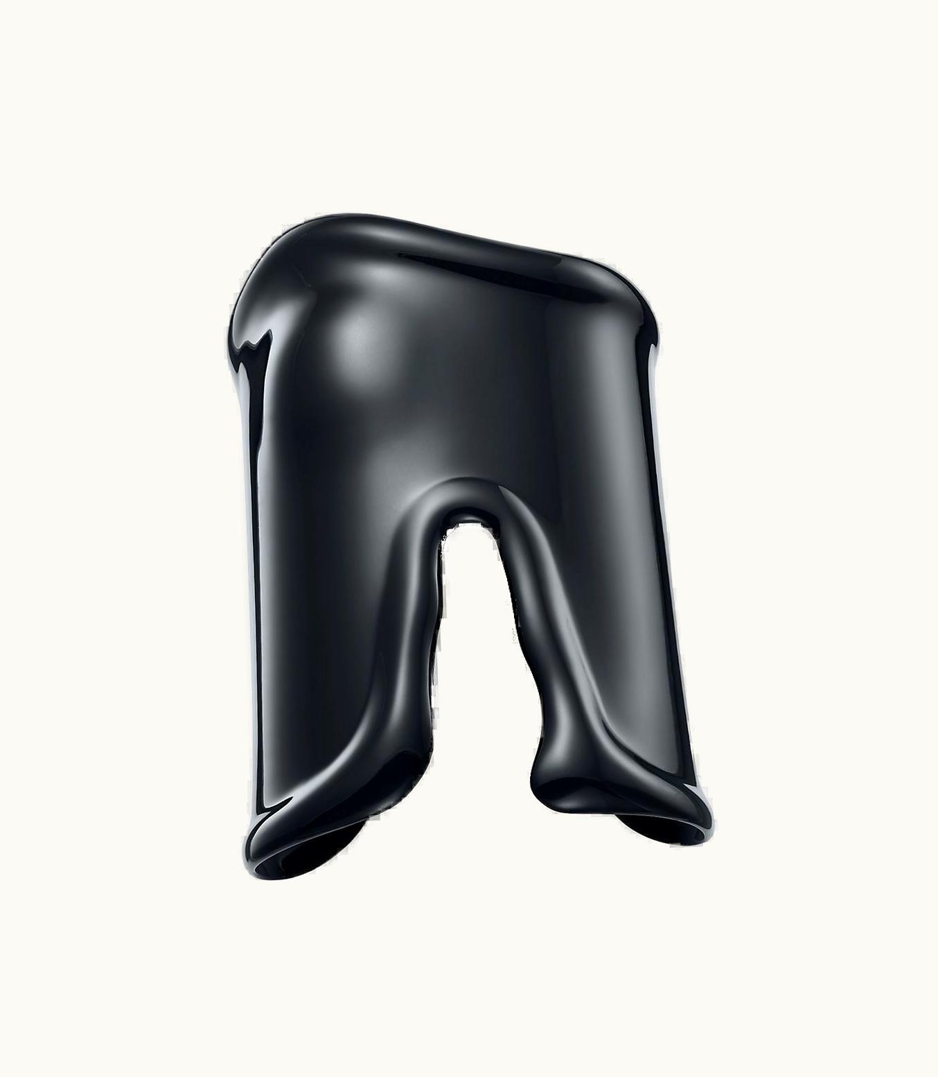 Tiffany & Co Elsa Peretti® Large Bone Cuff In Black Finish Over Copper, 95 Mm Wide